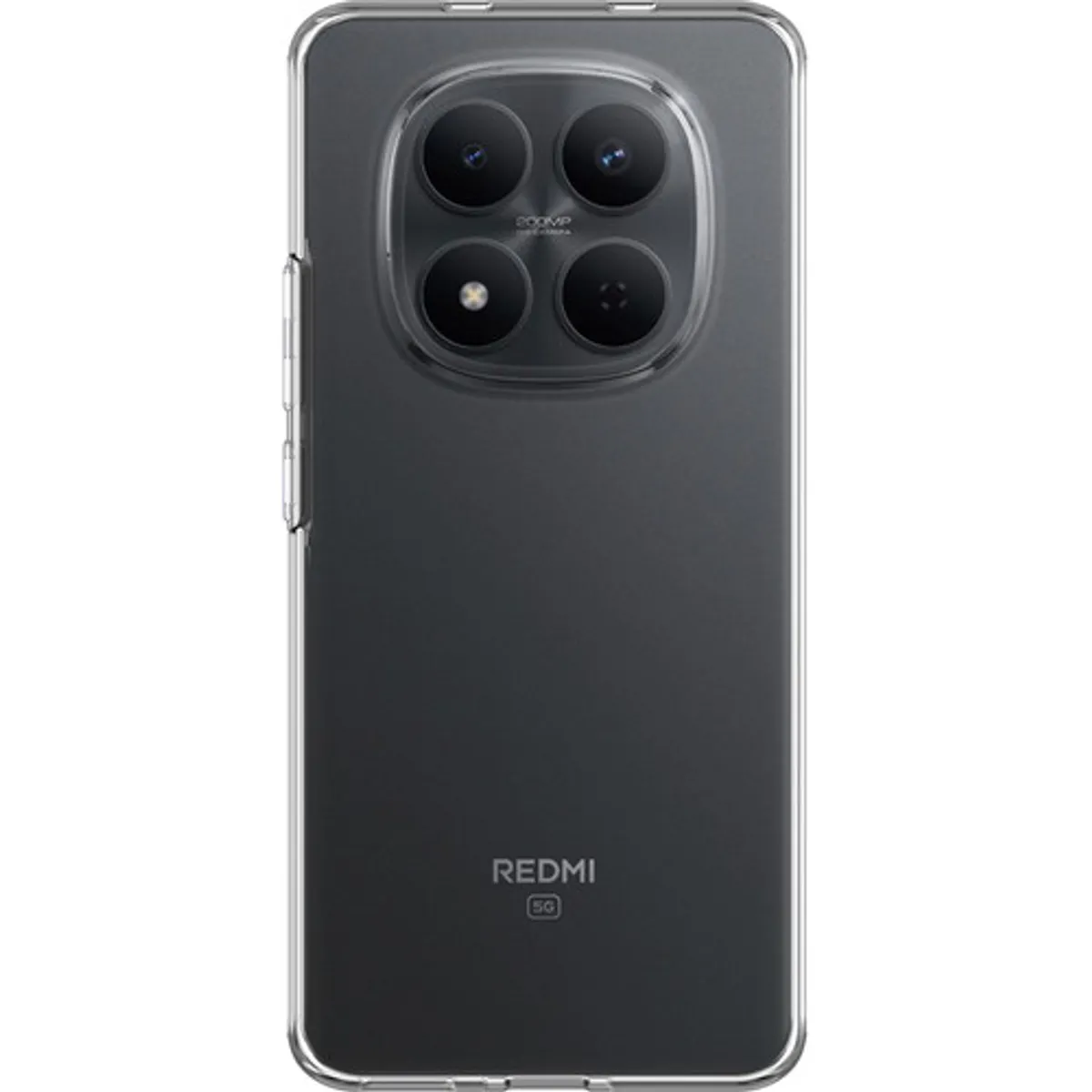 Just in Case Soft Design Xiaomi Redmi Note 15 Back Cover Transparant