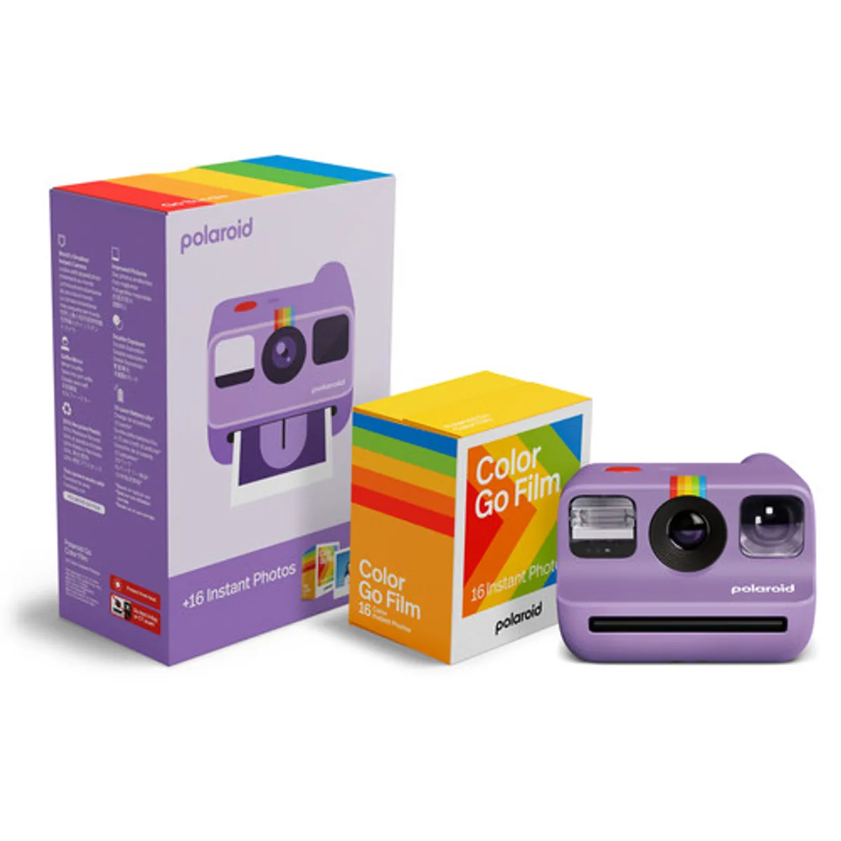 Polaroid Go 2 Paars + Color Film (16 stuks)