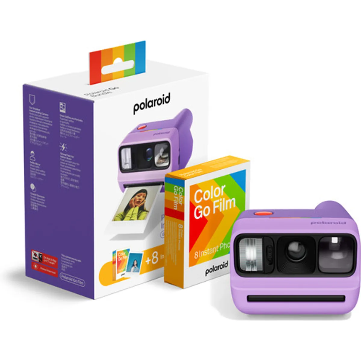 Polaroid Go Gen 3 Paars + Color Film ( 8 stuks)