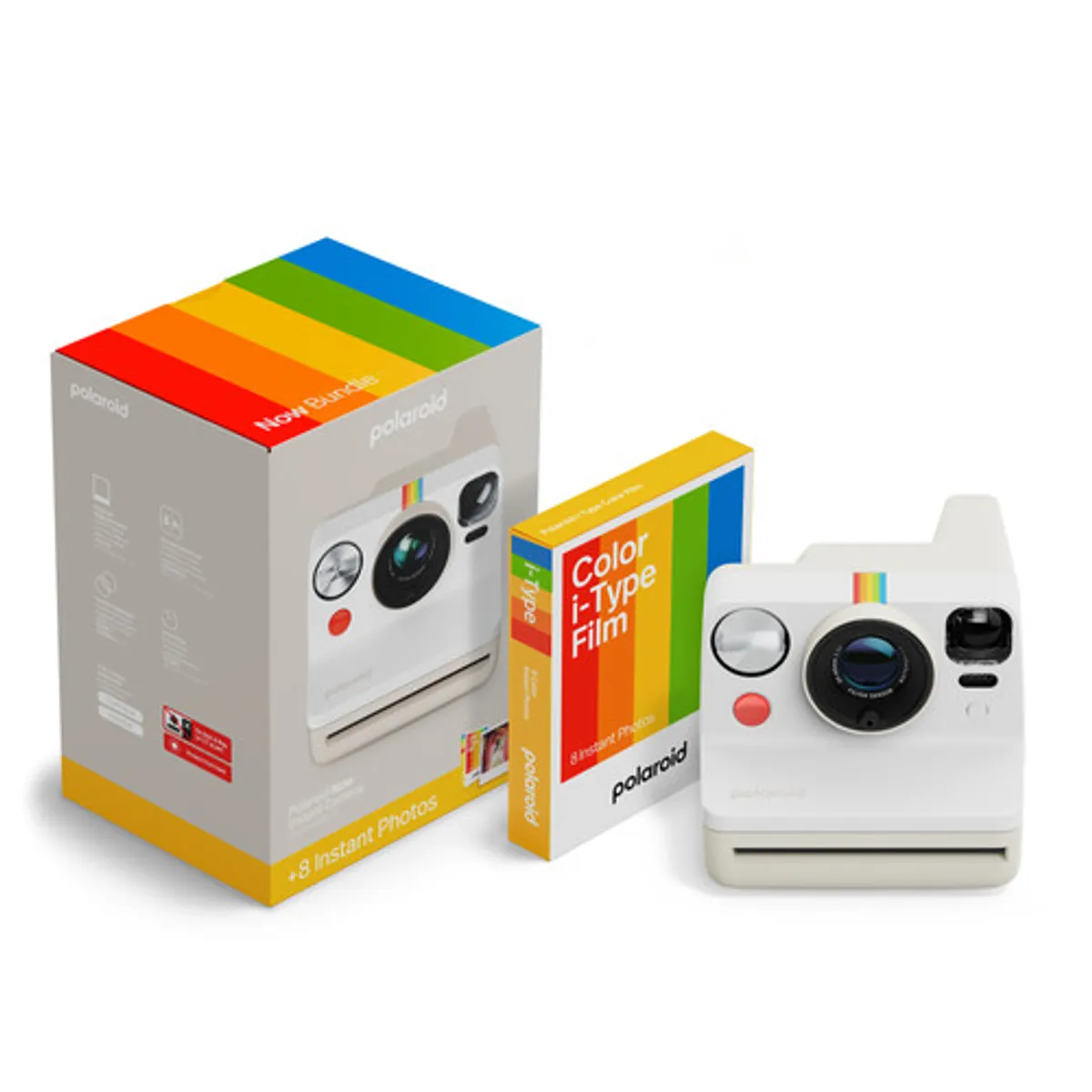 Polaroid Now 3 Wit + Color Film (8 stuks)