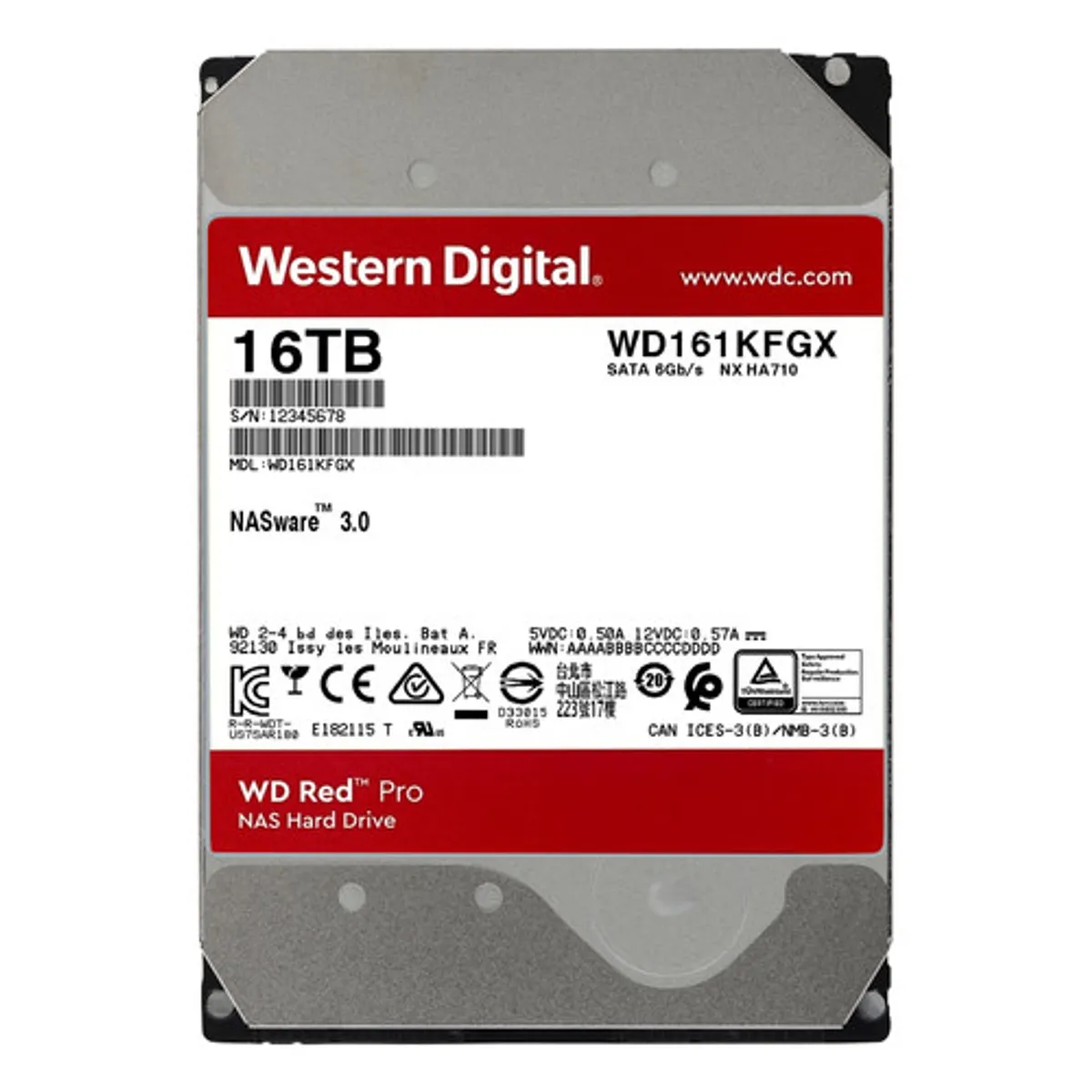 WD Red Pro WD161KFGX 16TB