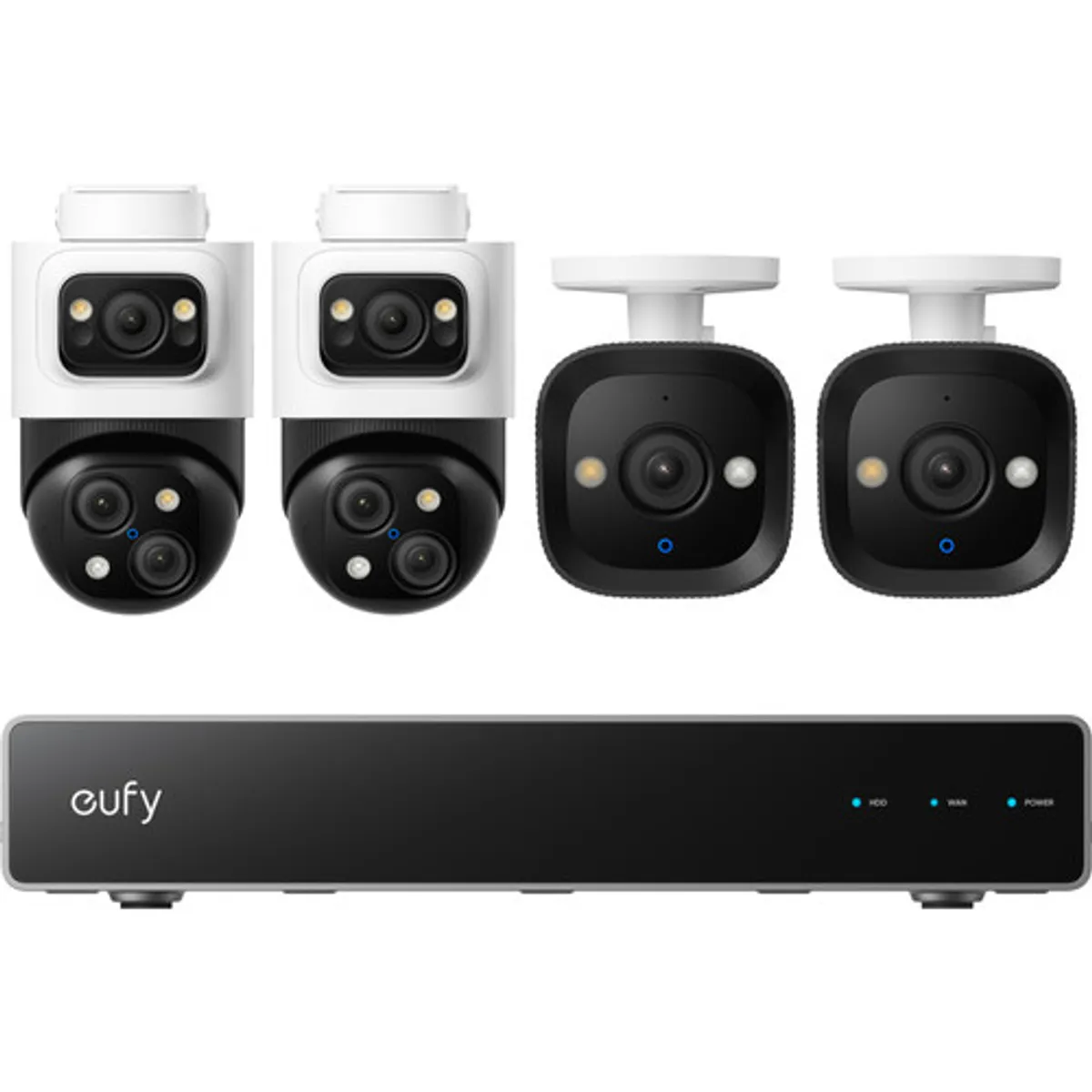 Eufy PoE Security System + NVR + S4 2-Pack + E40 2-Pack