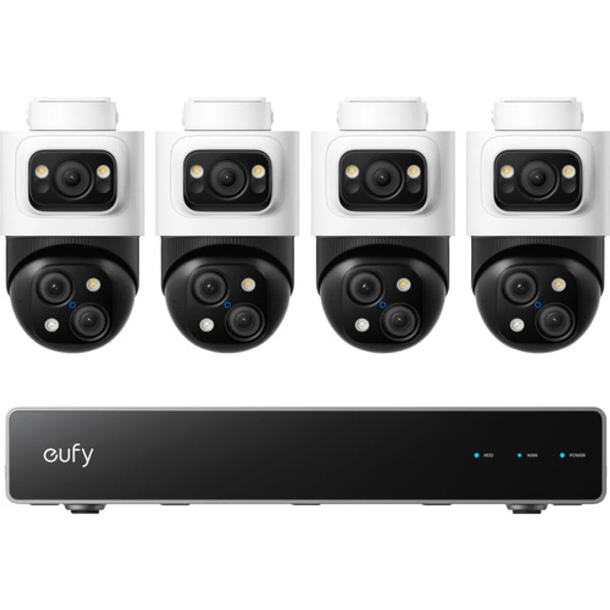 Eufy PoE Security System + NVR + S4 4-Pack