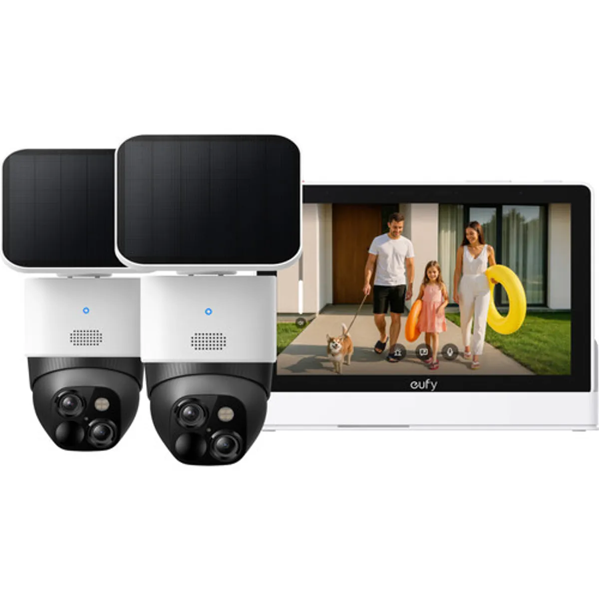 Eufy Solo Cam S340 Duo Pack + Smart Display E10