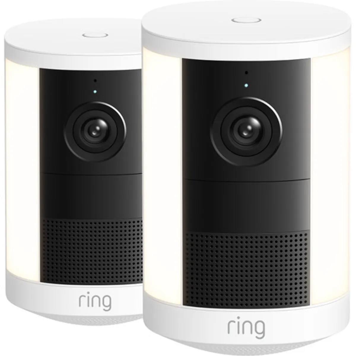 Ring Spotlight Camera 2e Generatie Batterij Wit Duo Pack