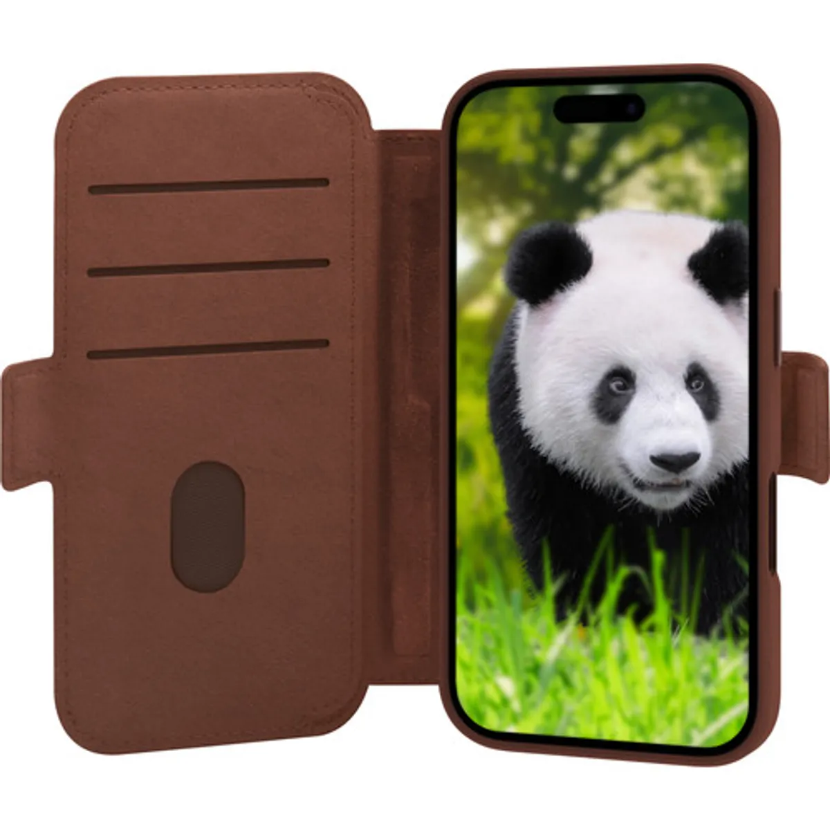 DBramante1928 Lynge iPhone 17 Book Case Leer met MagSafe Bruin