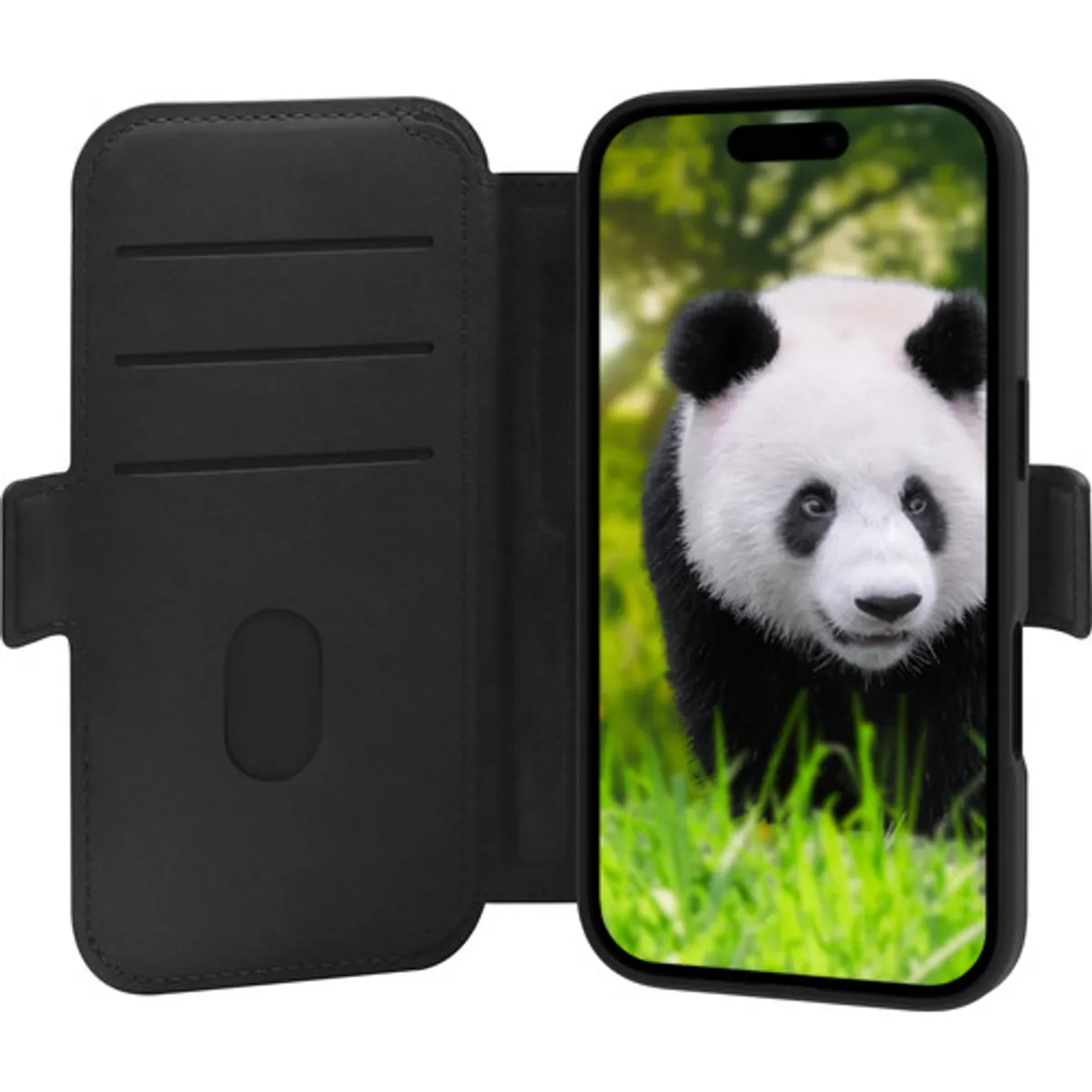 DBramante1928 Lynge iPhone 17 Book Case Leer met MagSafe Zwart