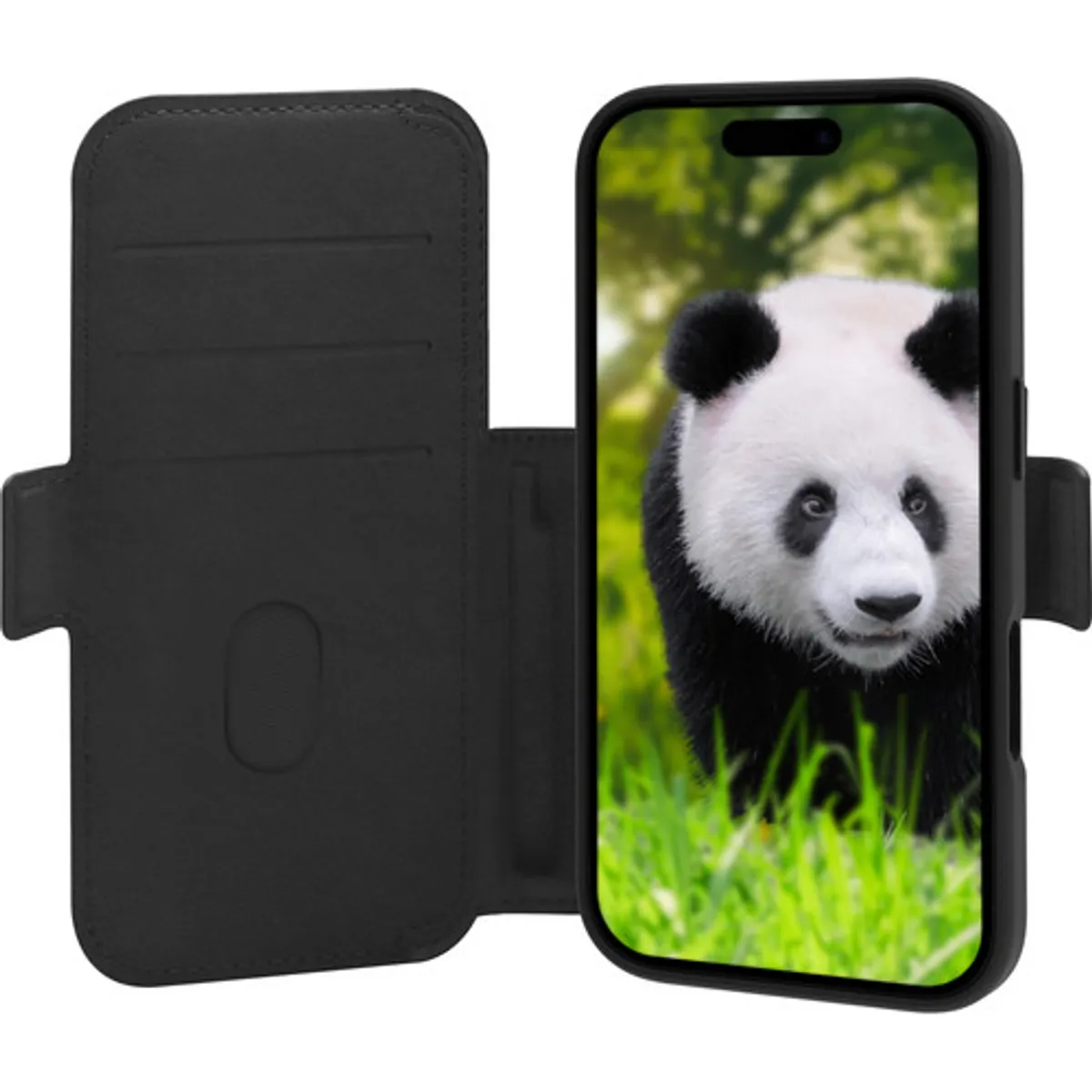 DBramante1928 Lynge iPhone 17 Pro Book Case Leer met MagSafe Zwart