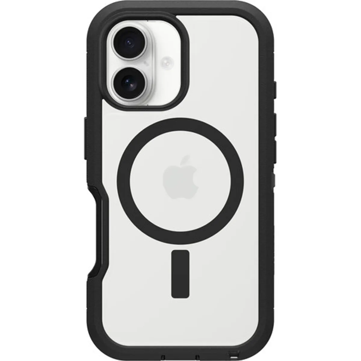 OtterBox Defender XT iPhone 16 Back Cover met MagSafe Magneet Transparant met Zwarte Rand