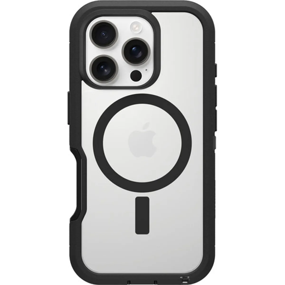 OtterBox Defender XT iPhone 16 Pro Back Cover met MagSafe Magneet Transparant Zwarte Rand