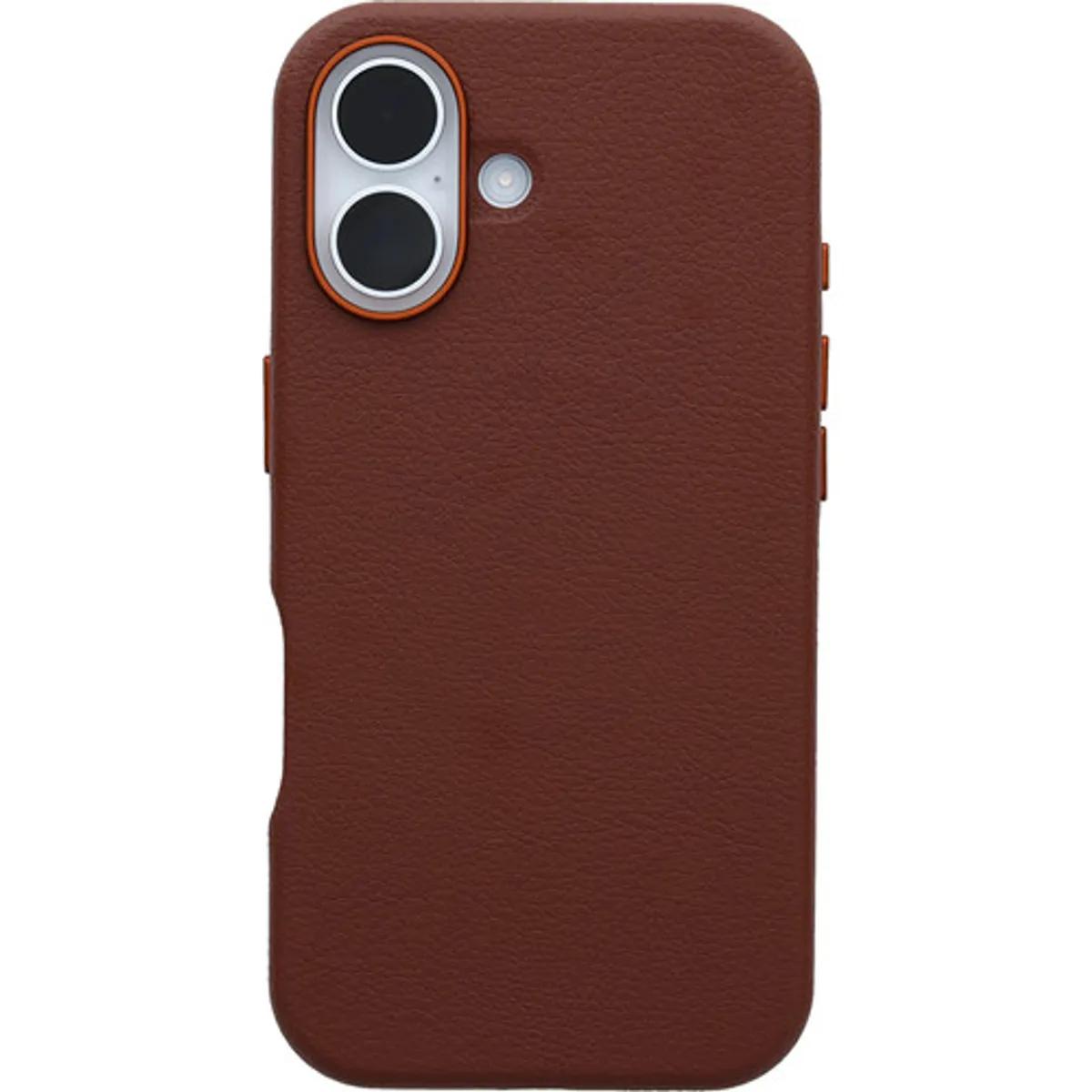 OtterBox Symmetry Apple iPhone 16 Back Cover met MagSafe Magneet Leer Bruin