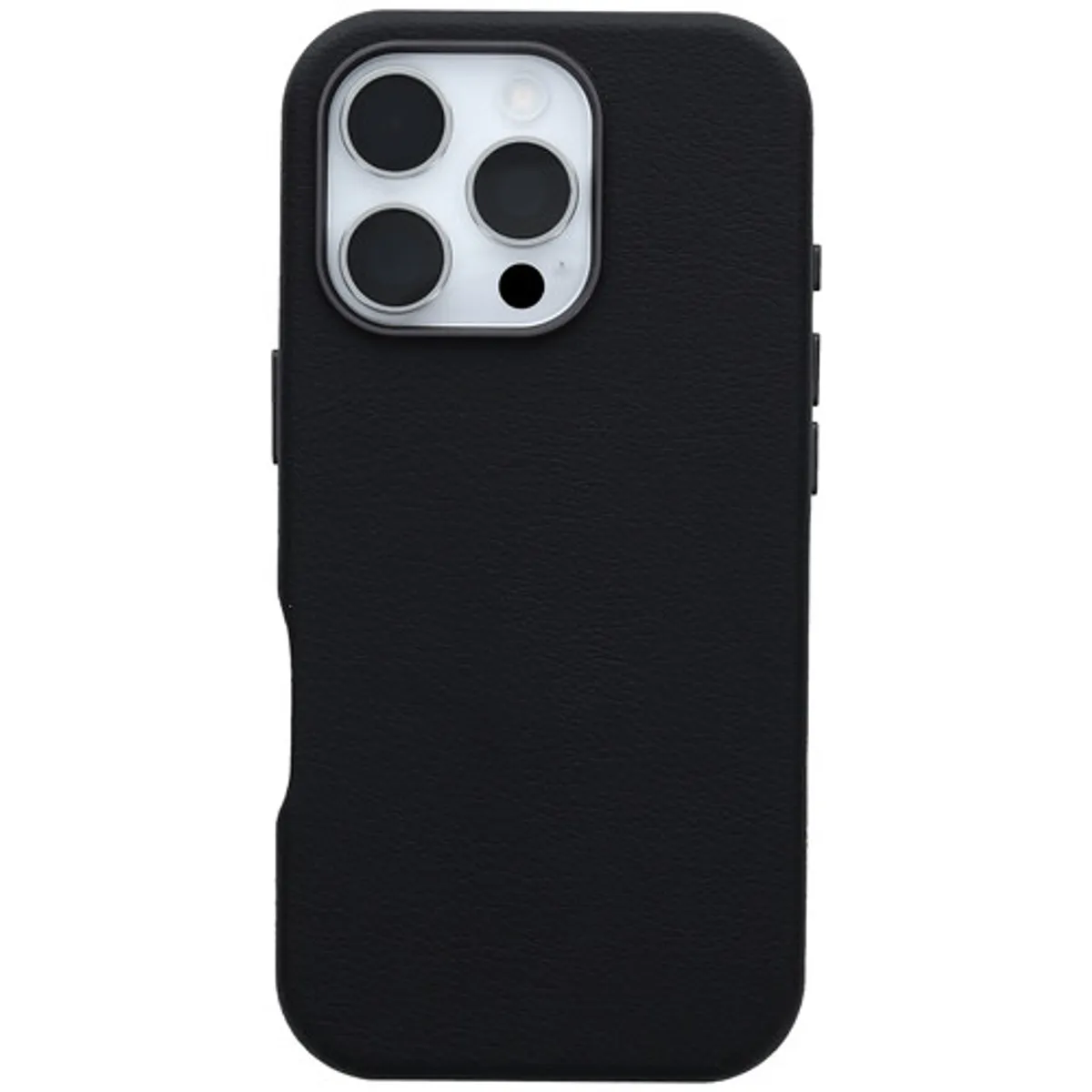 OtterBox Symmetry Apple iPhone 16 Back Cover met MagSafe Magneet Leer Zwart