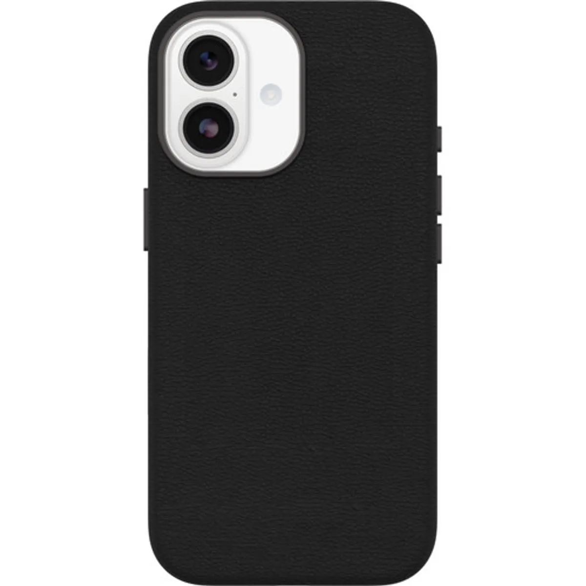 OtterBox Symmetry iPhone 17 Back Cover met MagSafe Magneet Leer Zwart