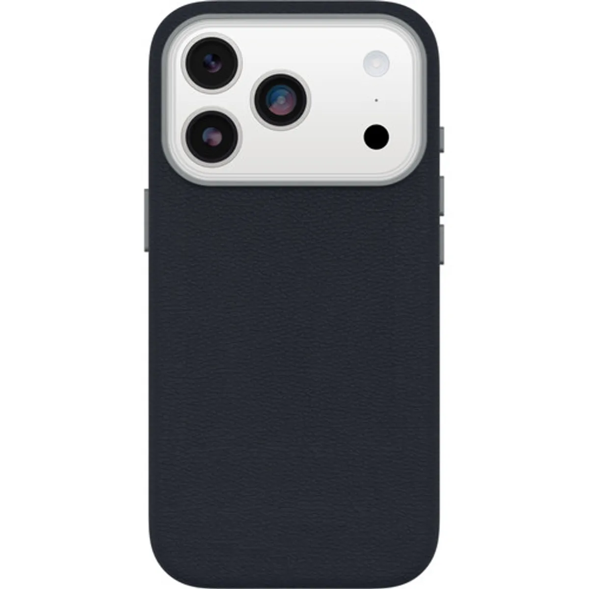OtterBox Symmetry iPhone 17 Pro Back Cover met MagSafe Magneet Leer Blauw