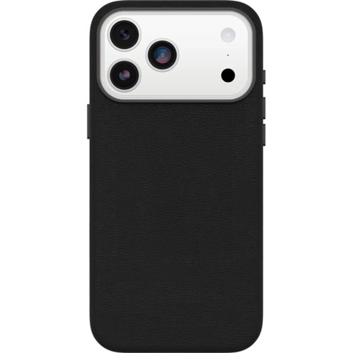 OtterBox Symmetry iPhone 17 Pro Max Back Cover met MagSafe Magneet Leer Zwart