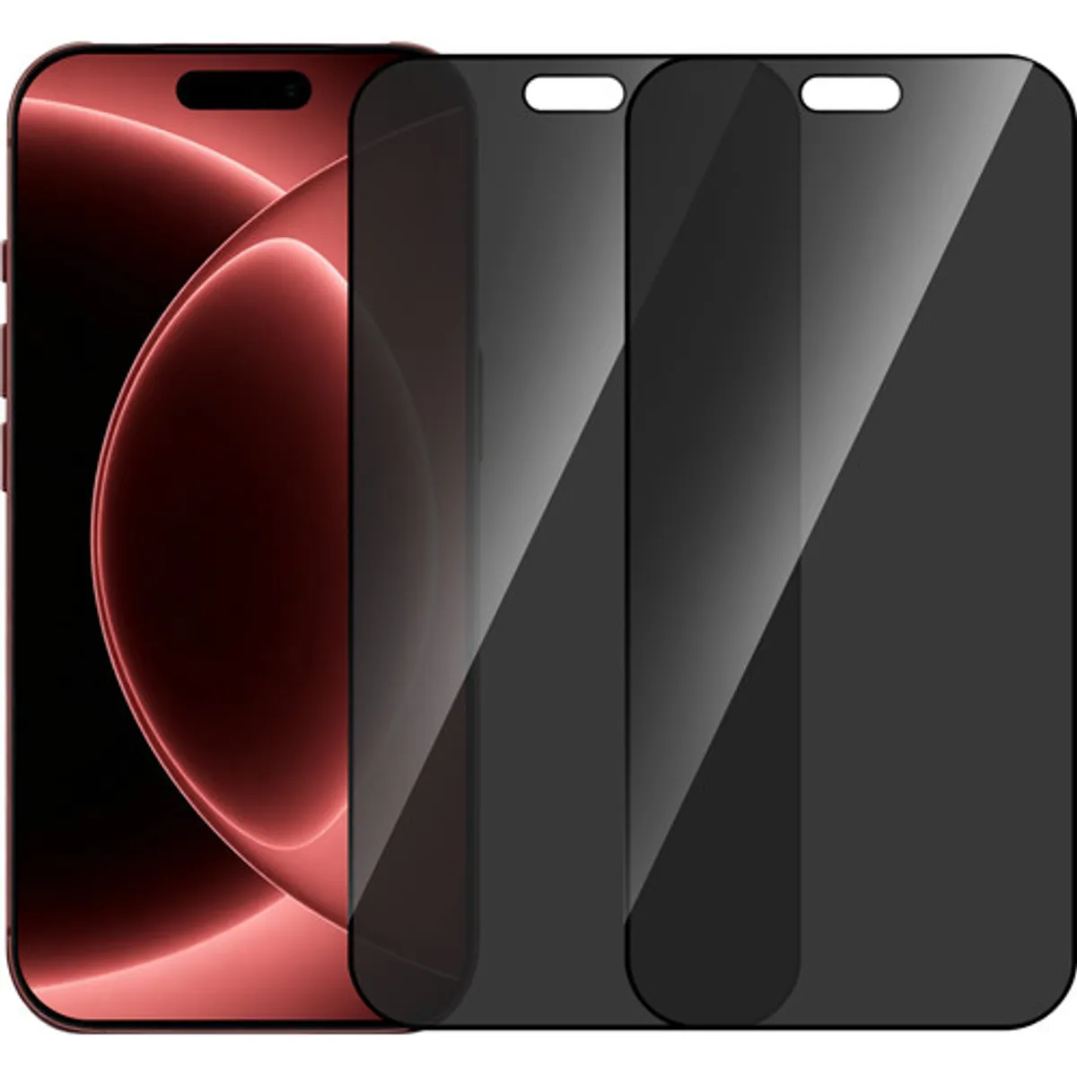 BlueBuilt iPhone 18 Pro Max Privacy Filter Screenprotector Glas Duo Pack