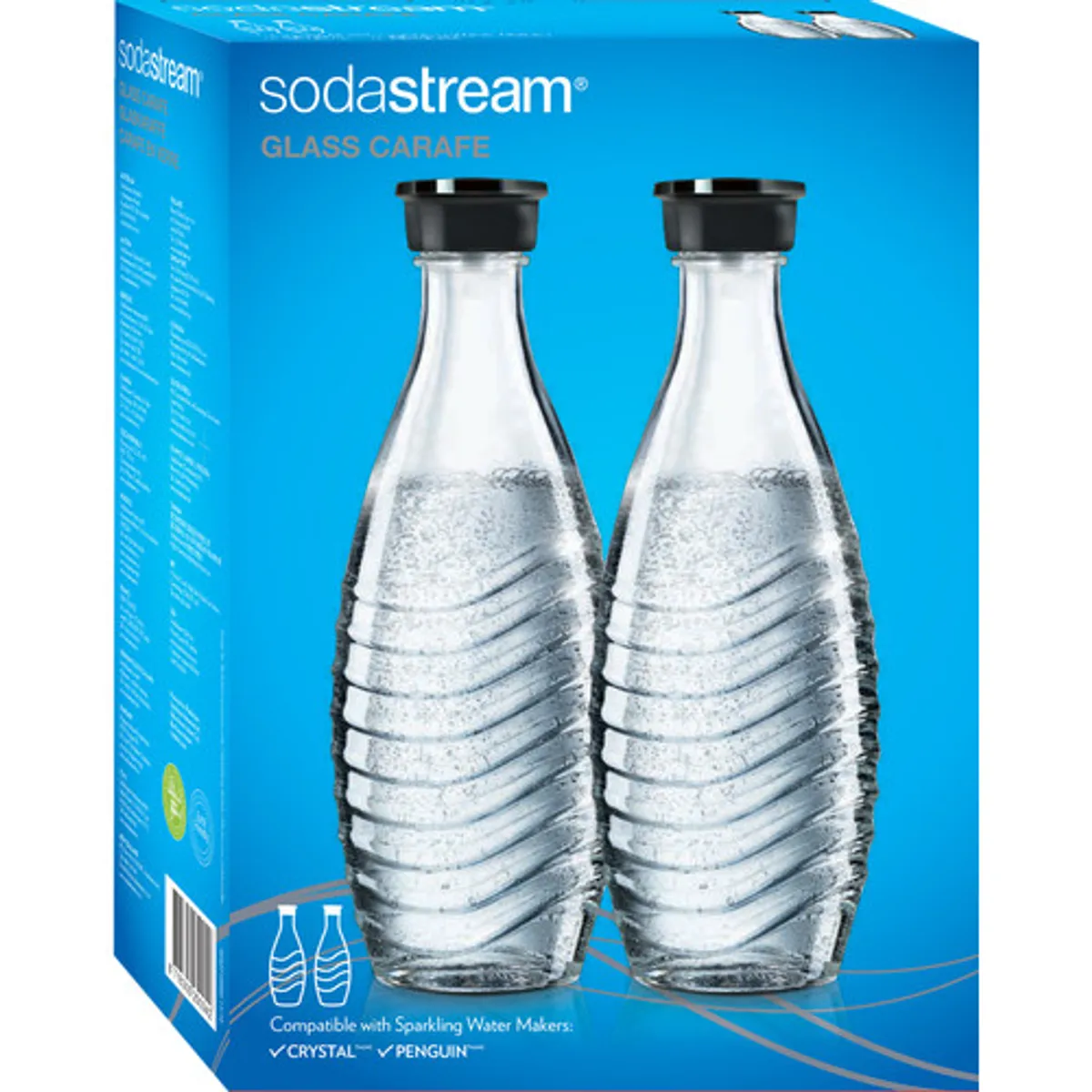 SodaStream Glazen Karaffen 2-pack