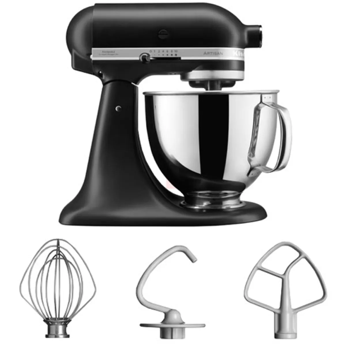 KitchenAid Artisan Mixer 5KSM125EBM Mat Zwart