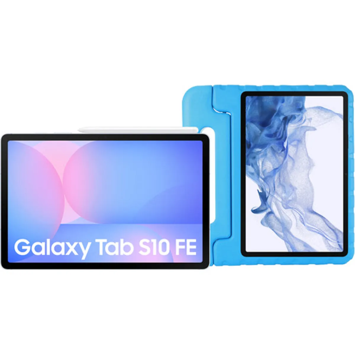 Samsung Galaxy Tab S10 FE 10,9 inch 256GB Wifi Lichtblauw + Just in Case Kids Cover Blauw