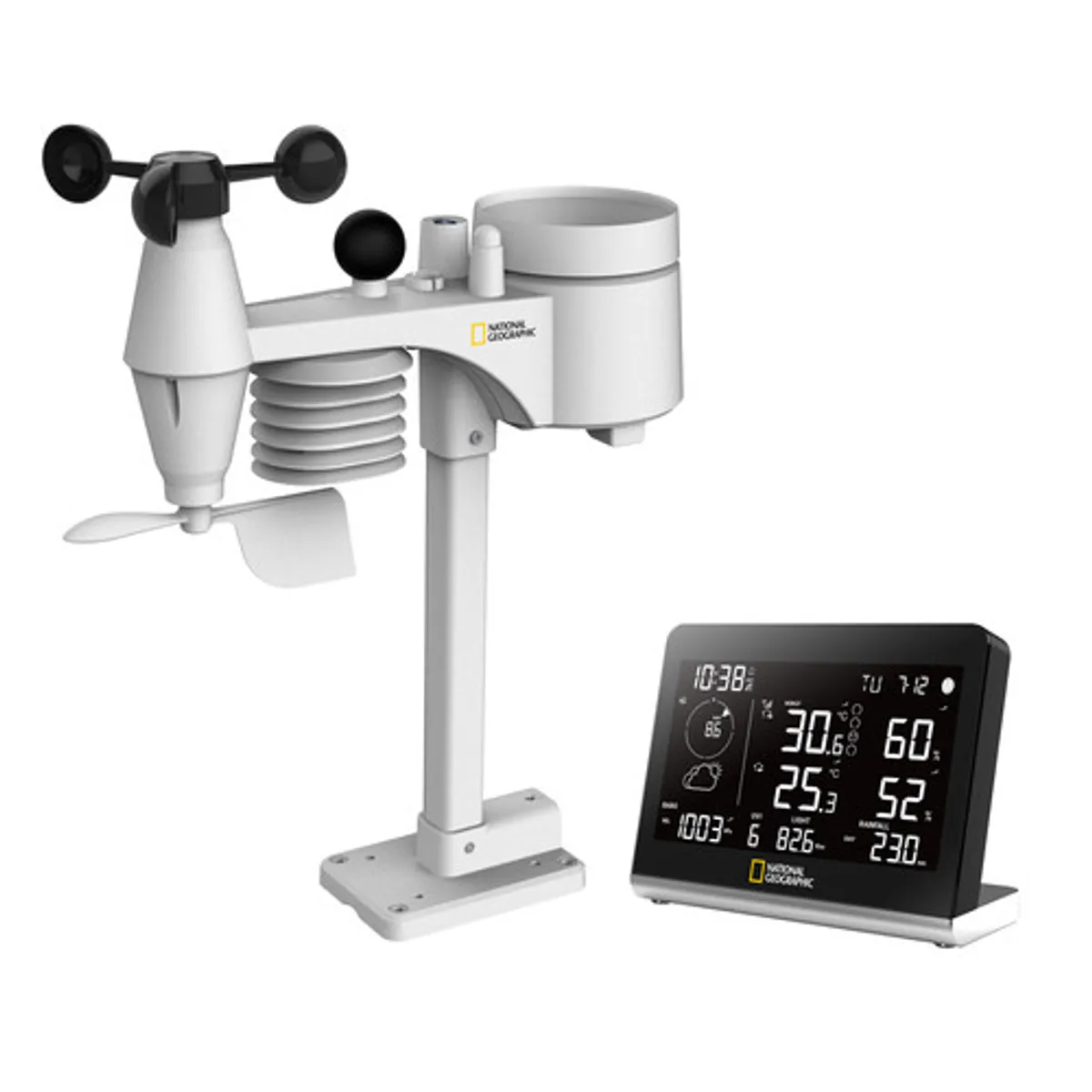 National Geographic Draadloos Weerstation SC 8-in-1 Buitensensor