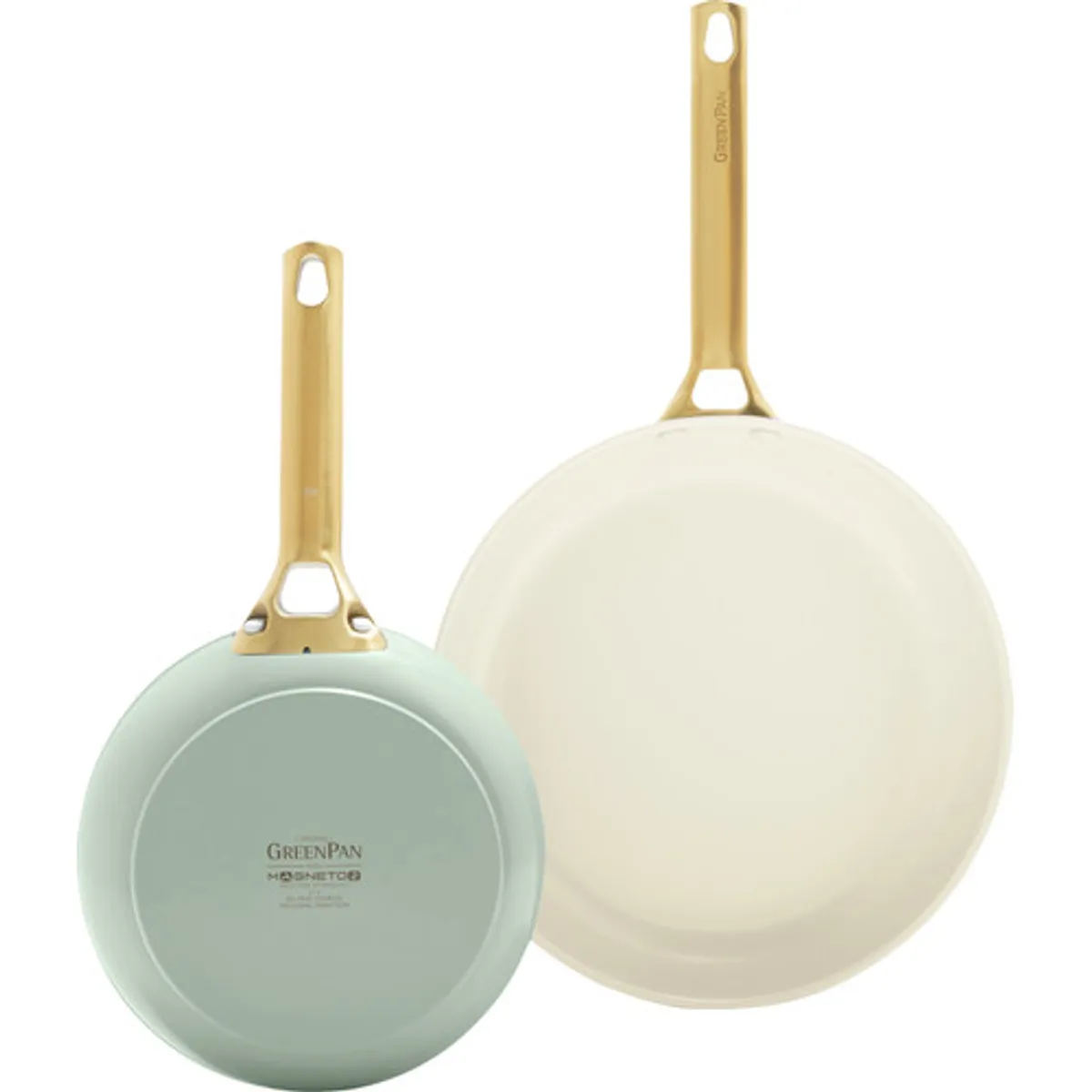 GreenPan Padova Reserve 20 + 26 cm koekenpannenset Pastel Green