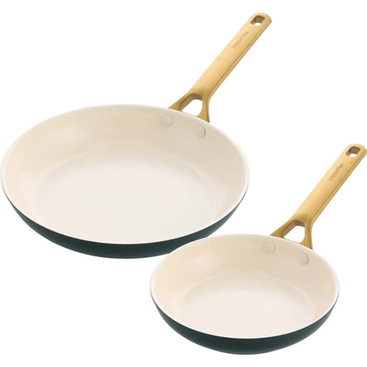 GreenPan Padova Reserve 20 + 26 cm koekenpannenset Pine Green