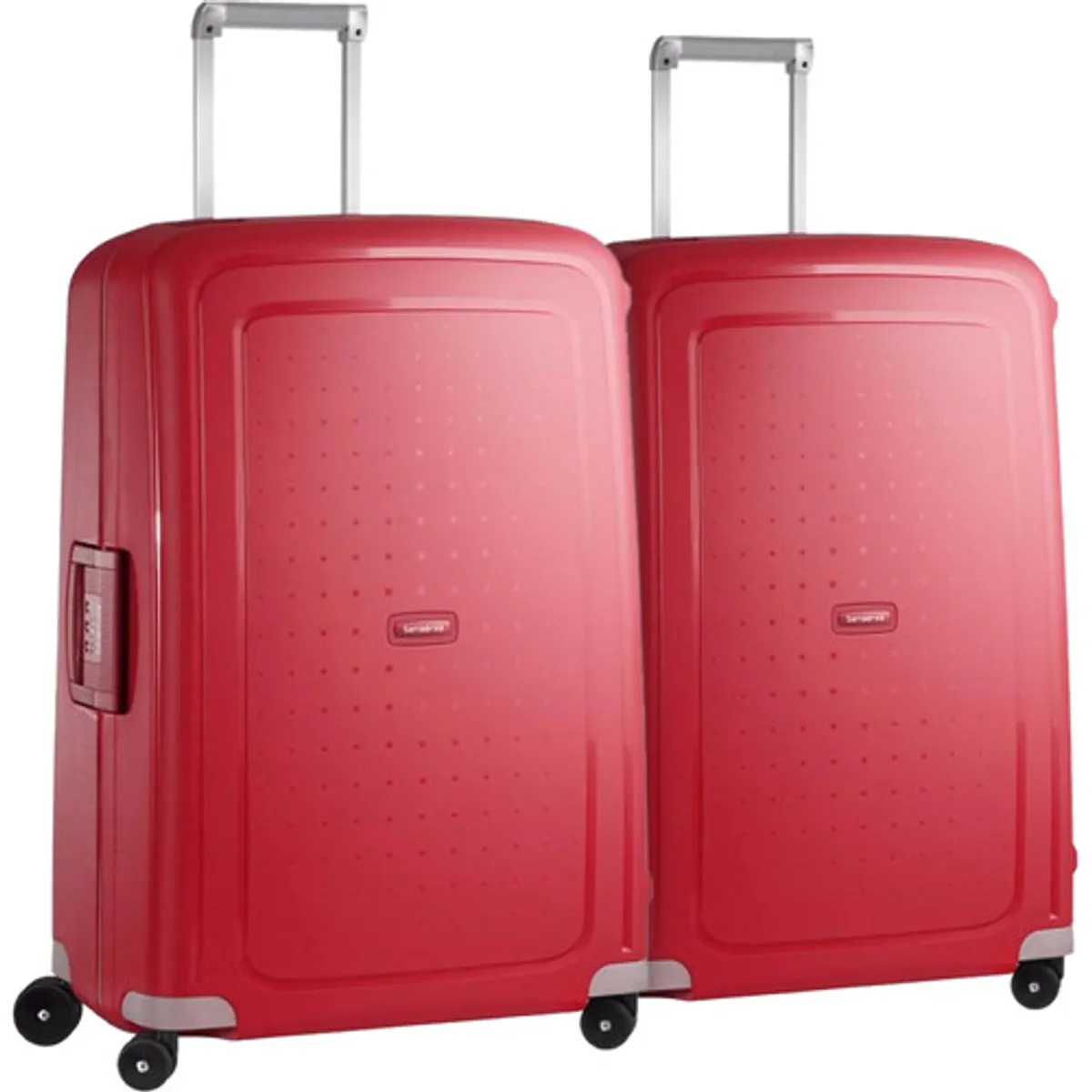 Samsonite S'Cure Spinner 69cm Duo Pack Crimson Red