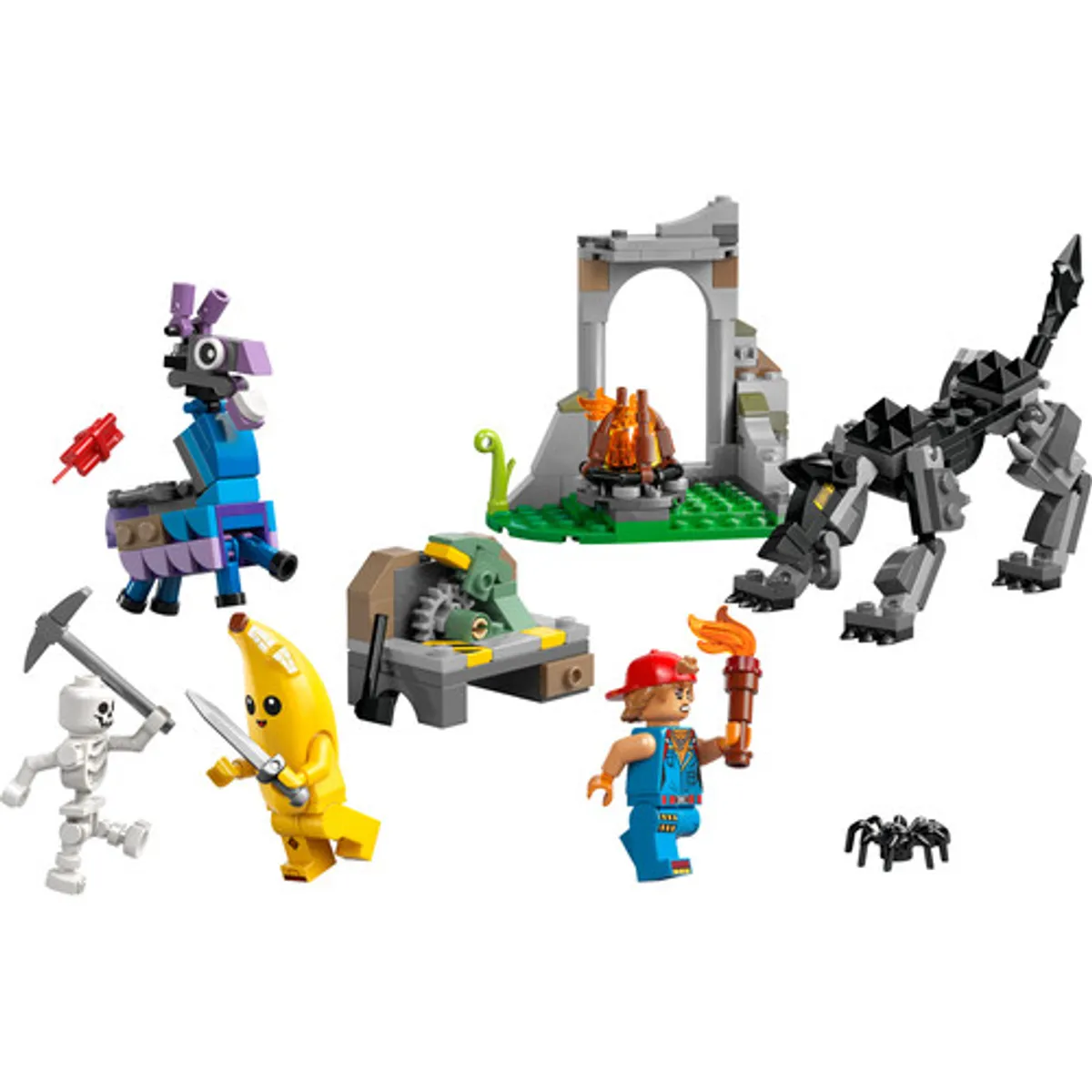 LEGO Fortnite Peely en Sparkplugs kamp 77075