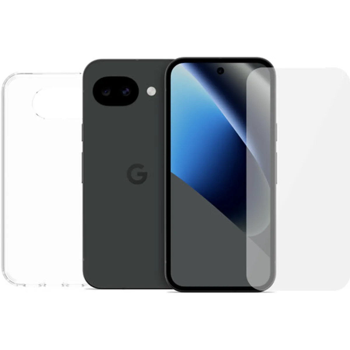 Google Pixel 10a 256GB Zwart 5G + Basis Accessoirepakket