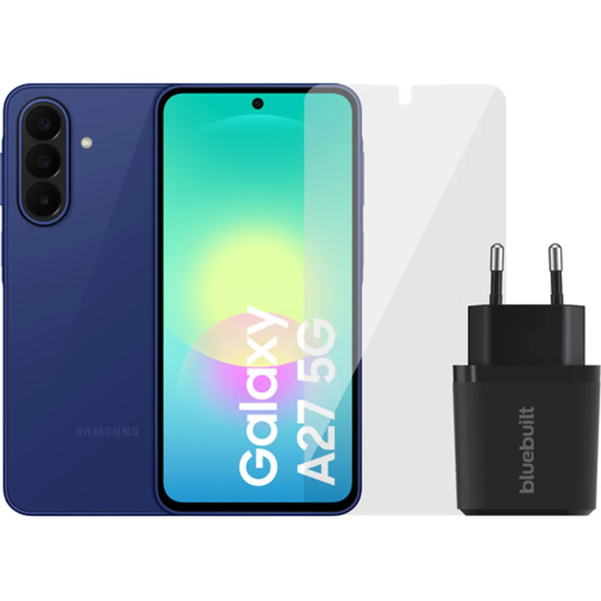 Samsung Galaxy A27 128GB Blauw 5G + Basis Accessoirepakket