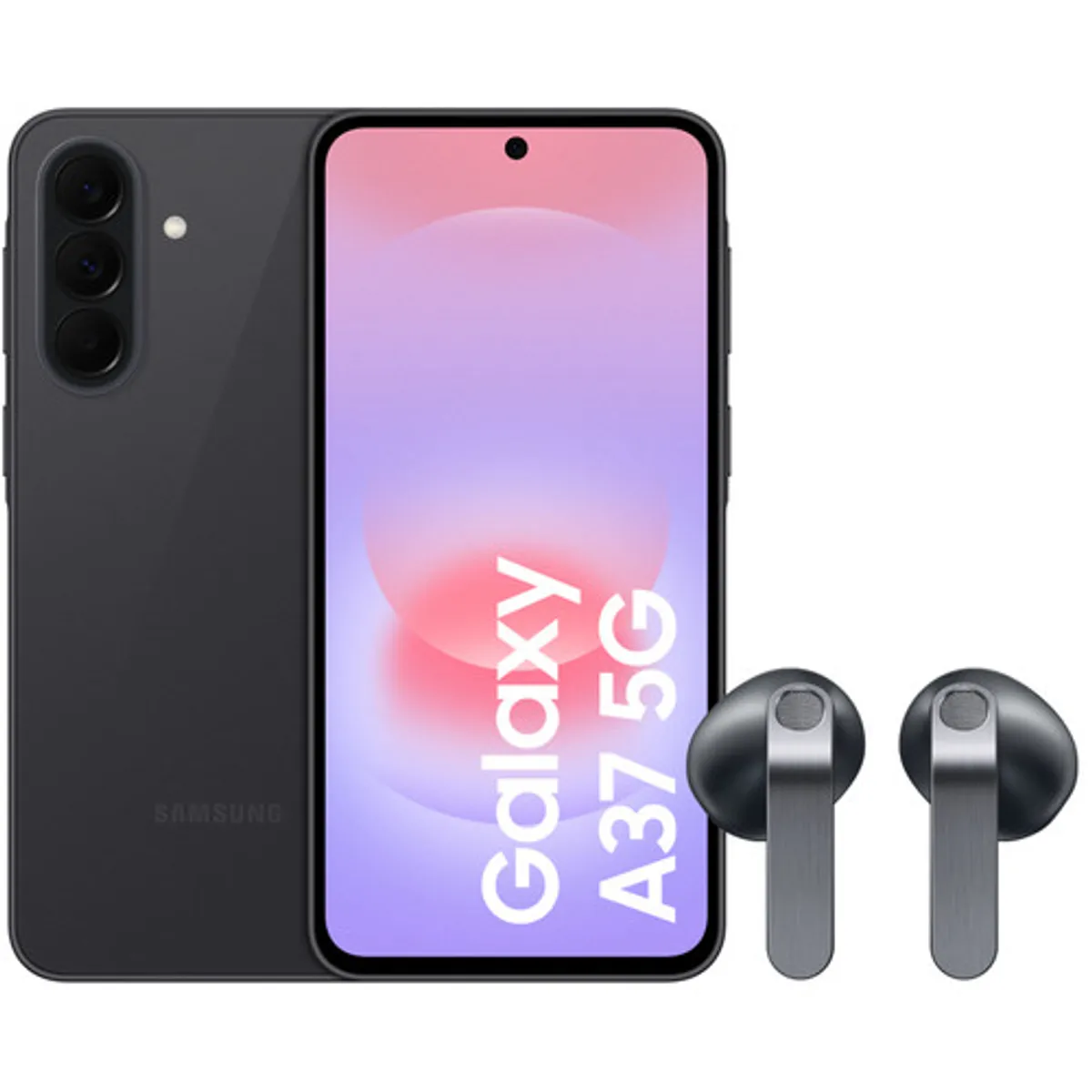 Samsung Galaxy A37 128GB Zwart 5G + Samsung Galaxy Buds4 Zwart