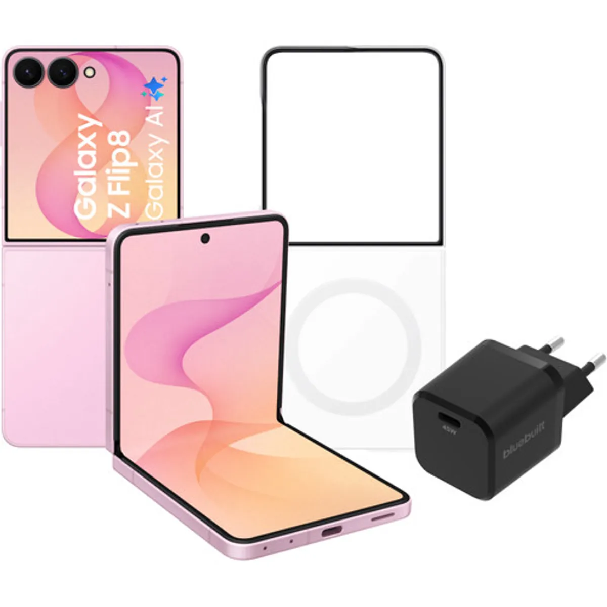 Samsung Galaxy Z Flip 8 512GB Roze 5G + Accessoirepakket