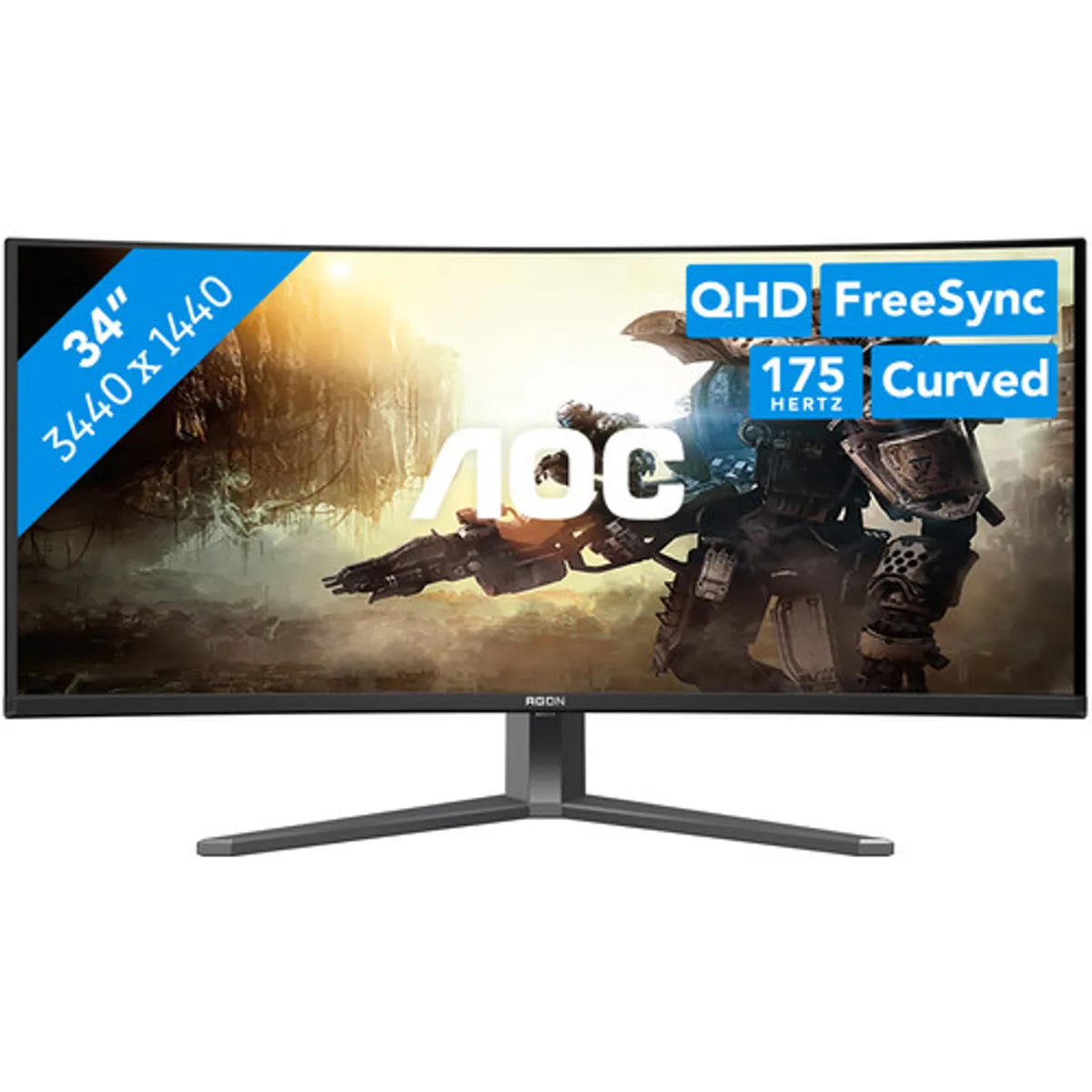 AOC AG346UCD QD-OLED Curved