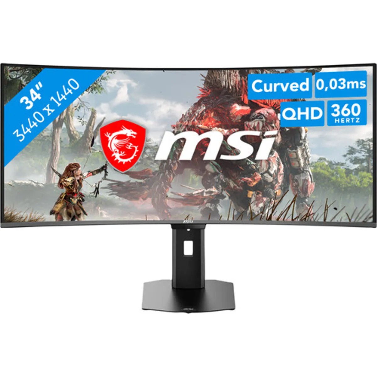 MSI MPG 341CQR X36 QD-OLED Curved