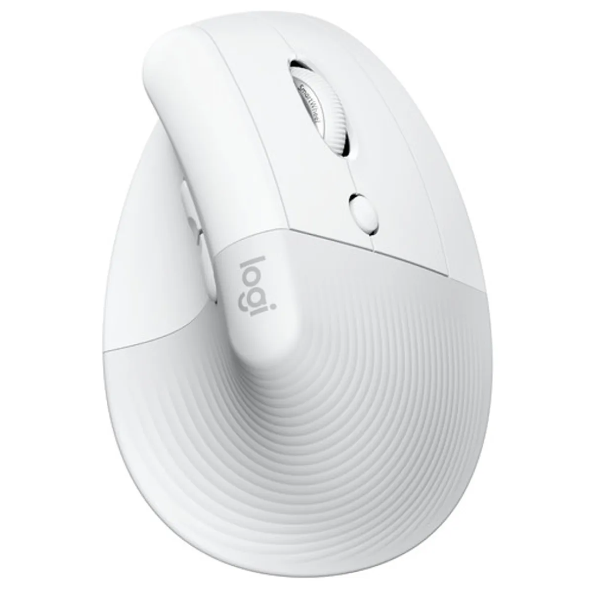 Logitech Lift voor Mac Verticale Ergonomische Muis Wit
