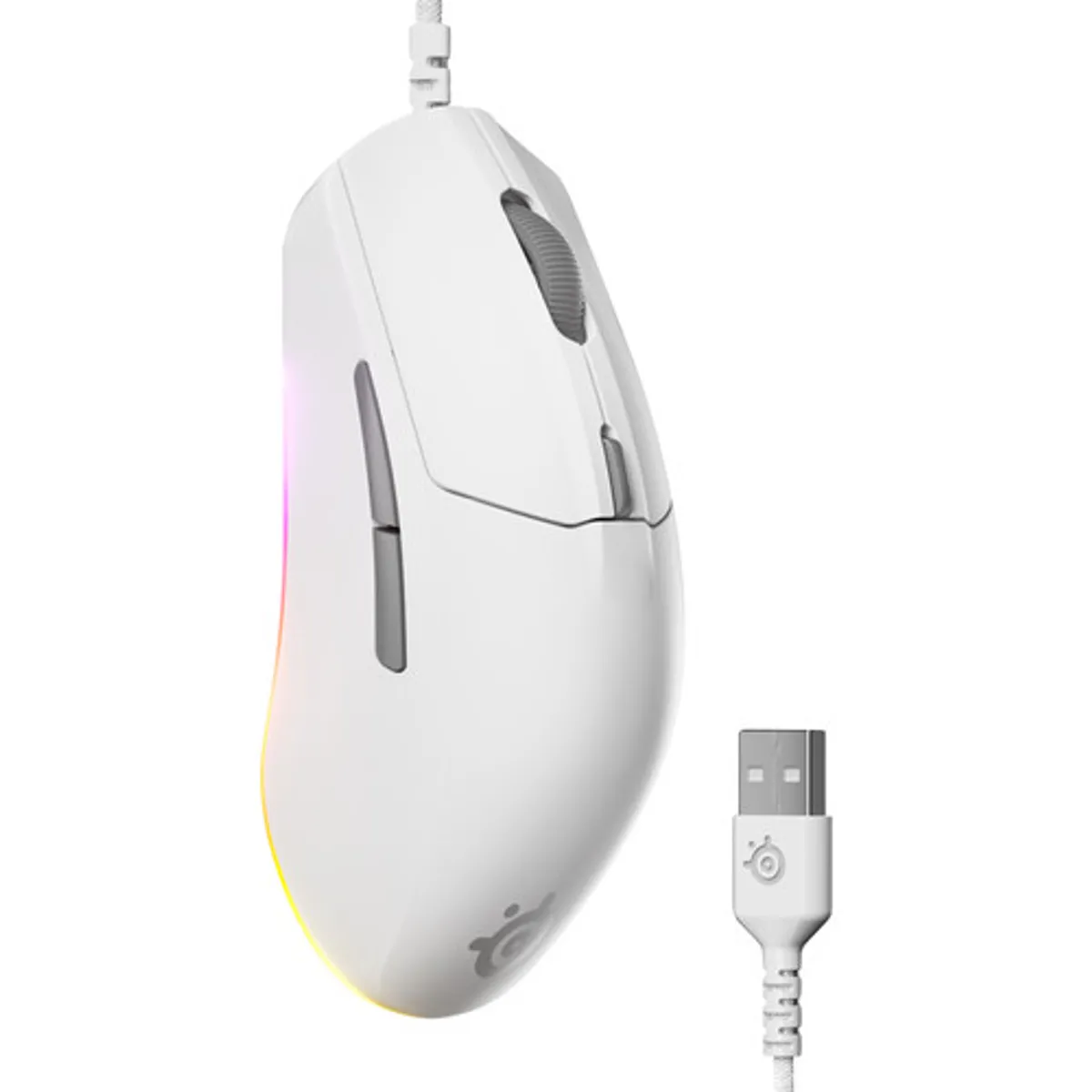 SteelSeries Rival 3 Gen 2 Gaming Muis Wit