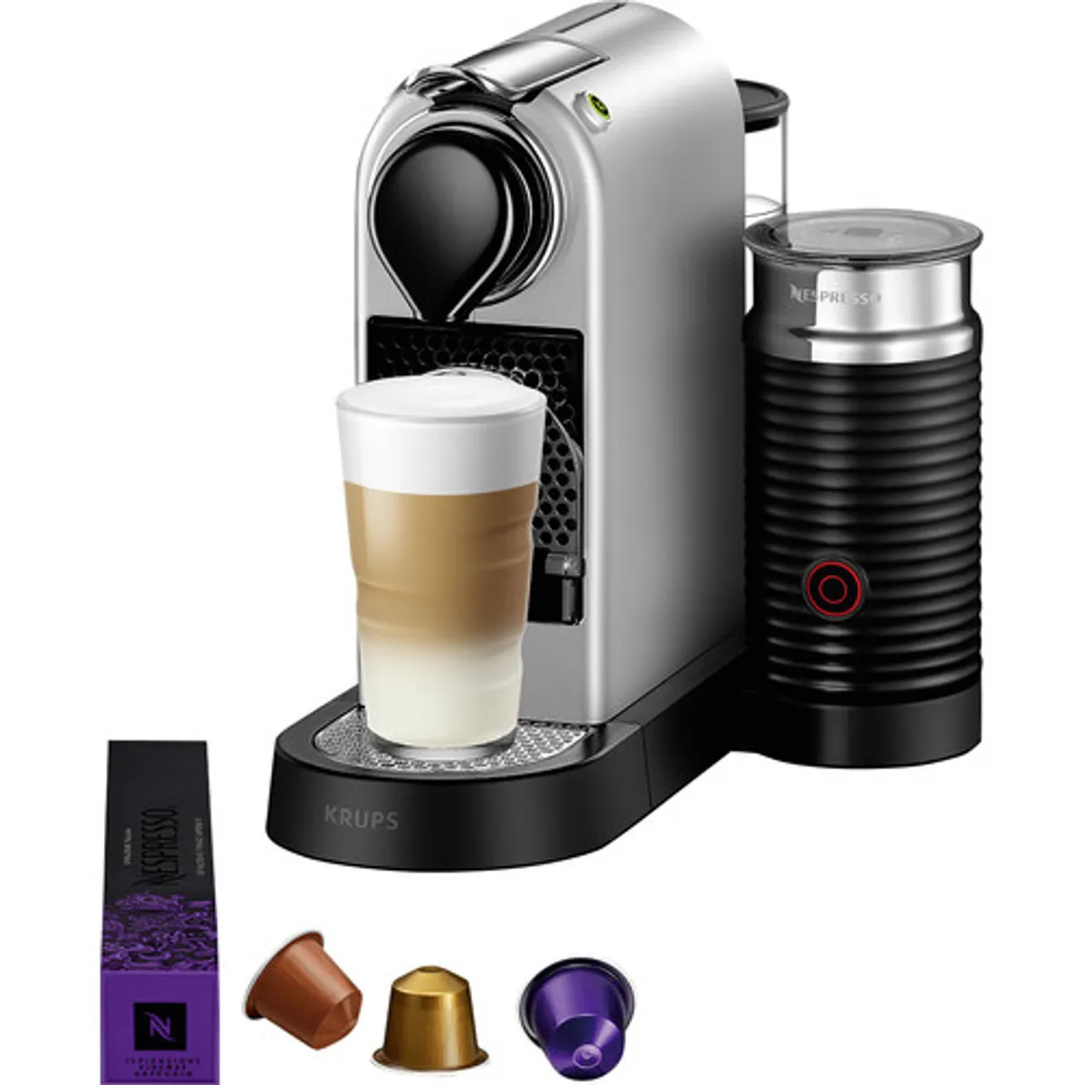 Krups Nespresso Citiz & Milk XN761B Zilver