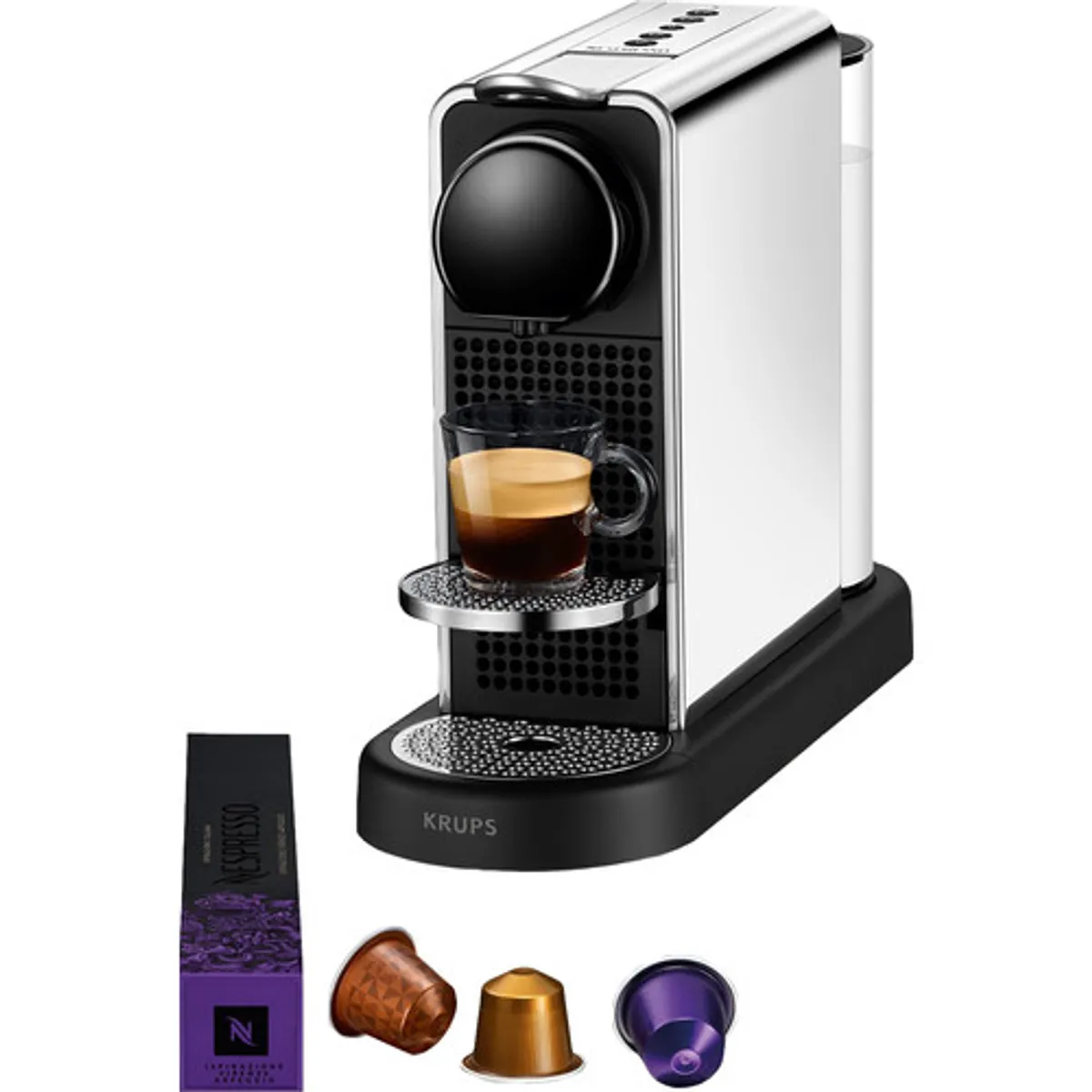 Krups Nespresso CitiZ Platinum XN610D RVS
