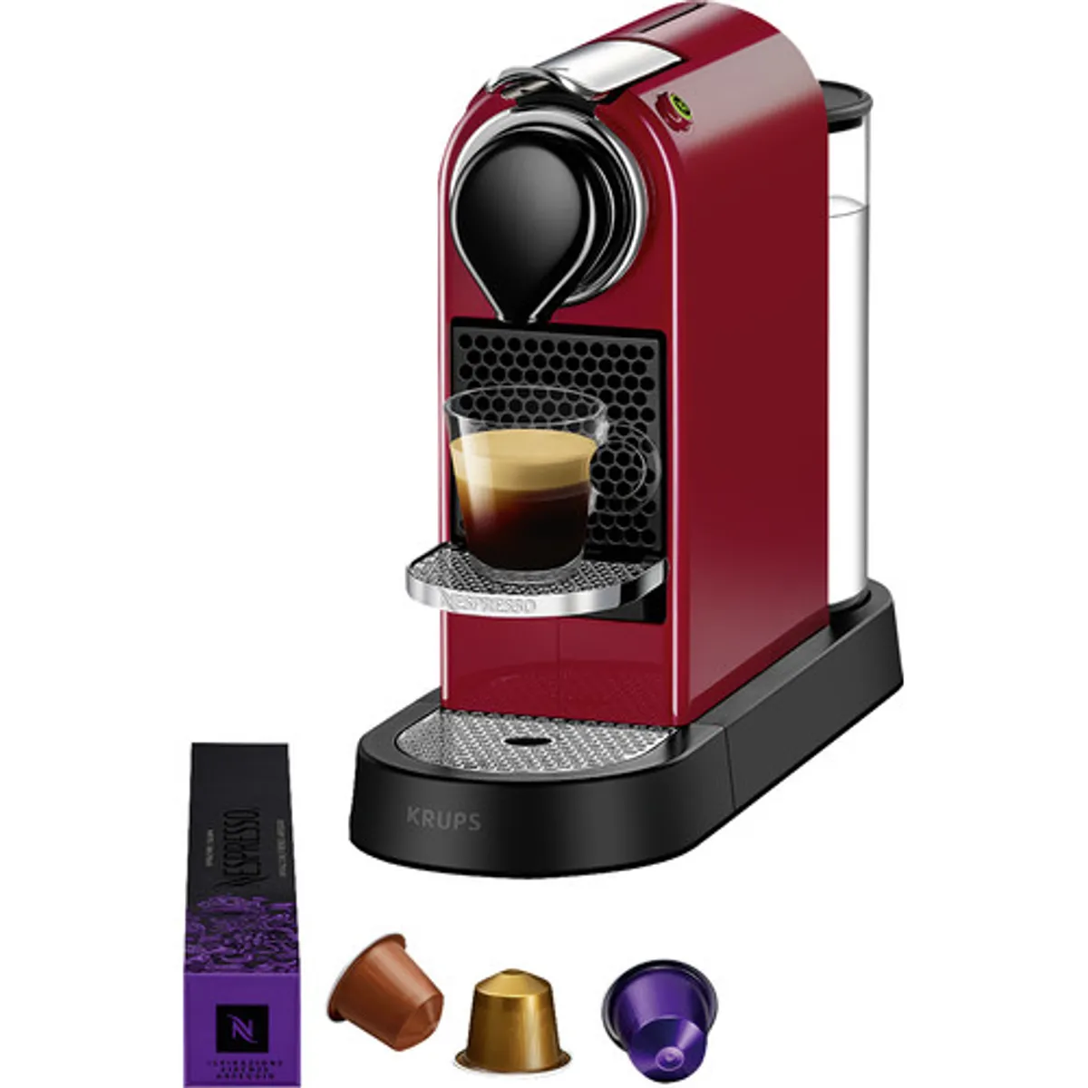 Krups Nespresso Citiz XN7415 Kersenrood