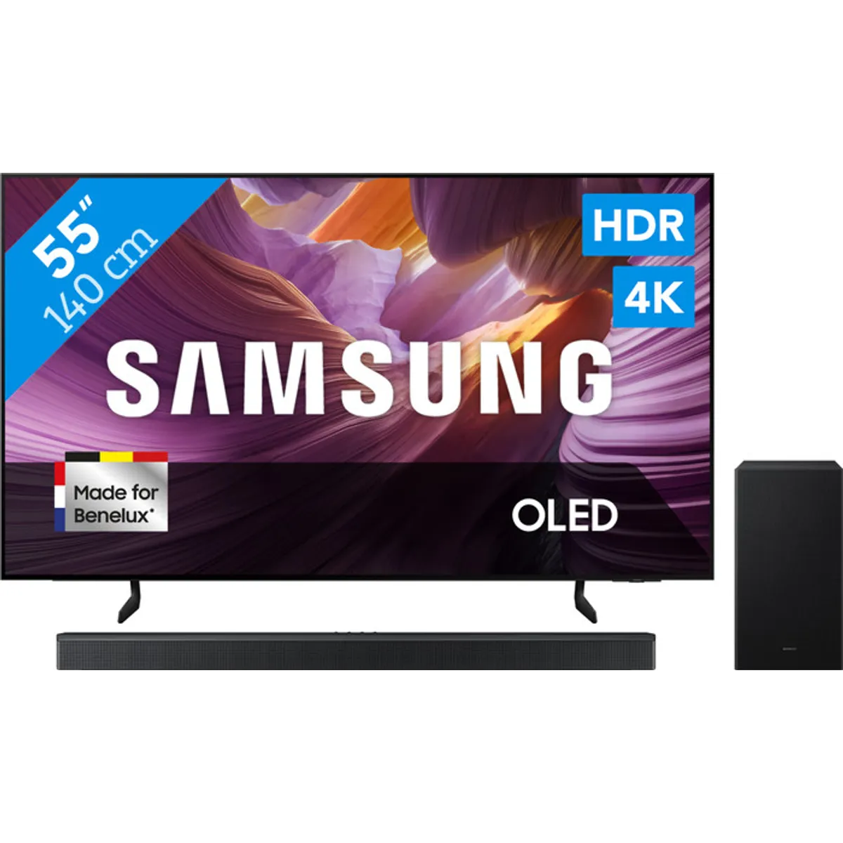 Samsung 55" OLED S85F 4K (2025) + Samsung HW-B750F (2025)