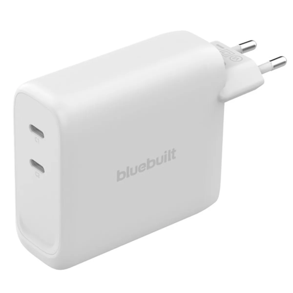BlueBuilt 140W GaN Oplader met 2 Usb C Poorten Wit