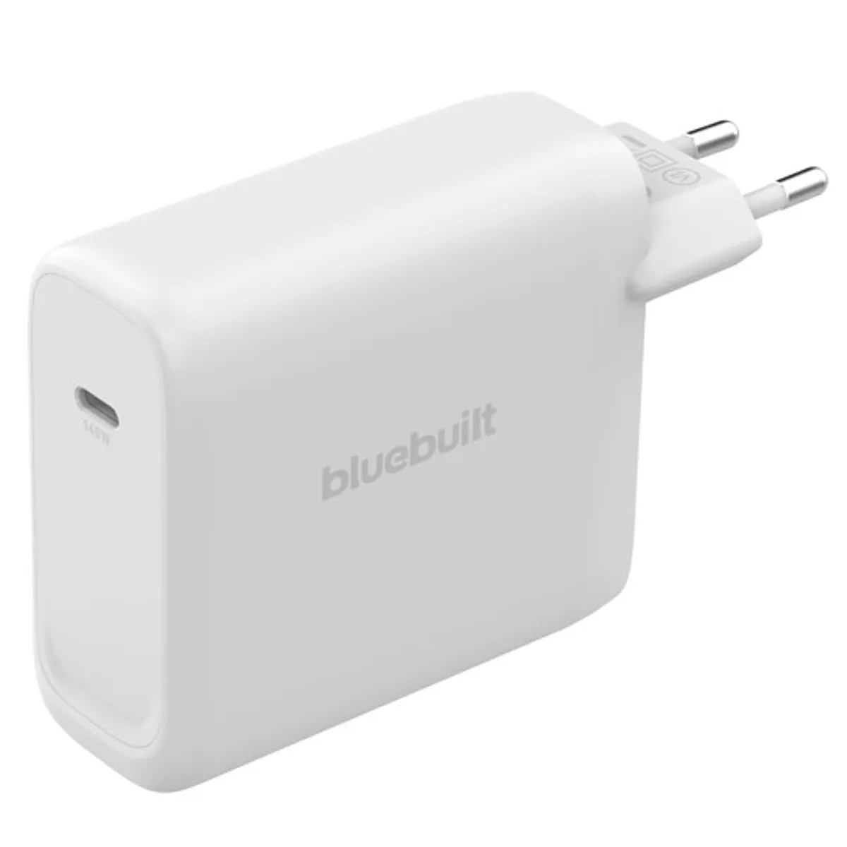 BlueBuilt 140W GaN Oplader met Usb C Poort Wit