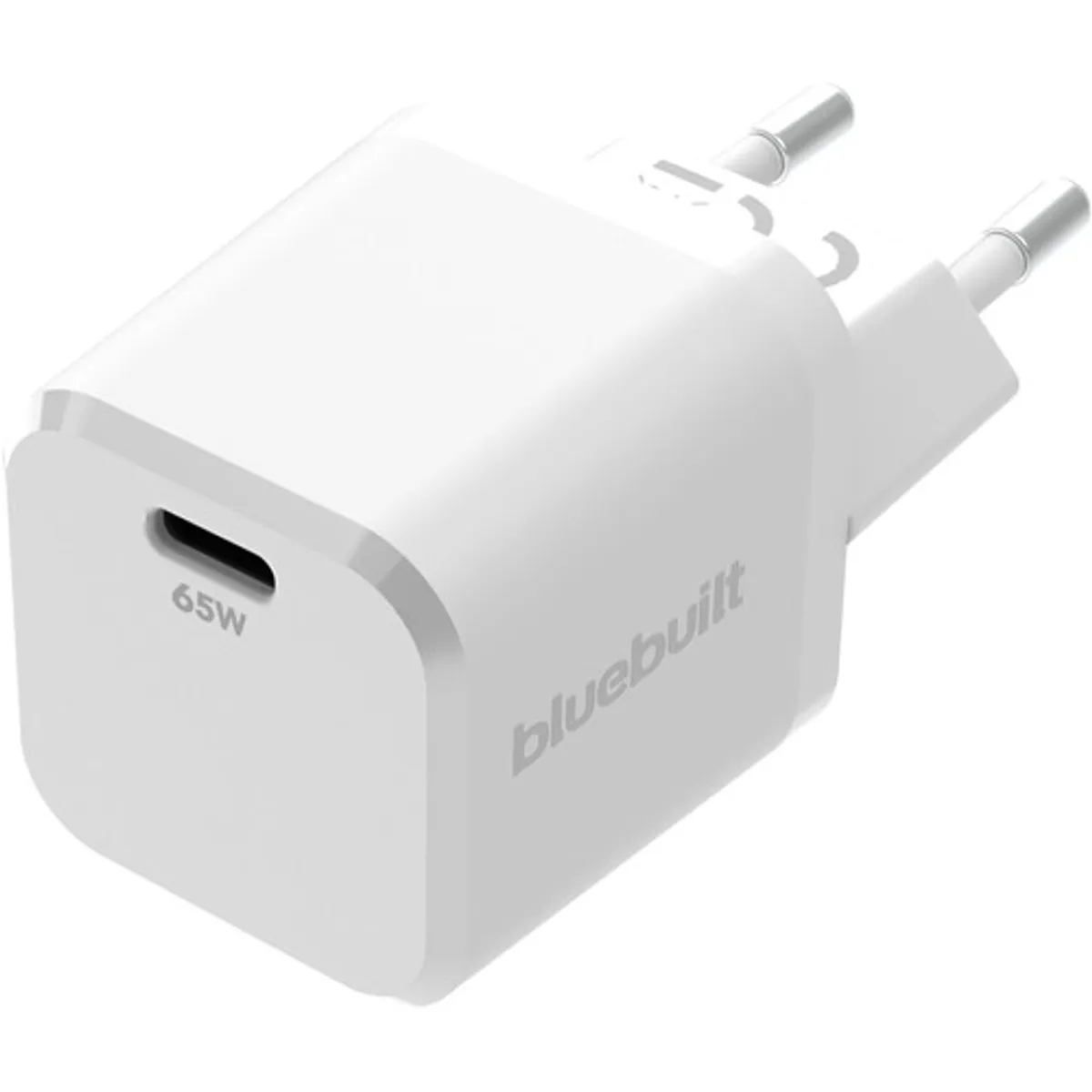 BlueBuilt 65W GaN Usb C Oplader Wit