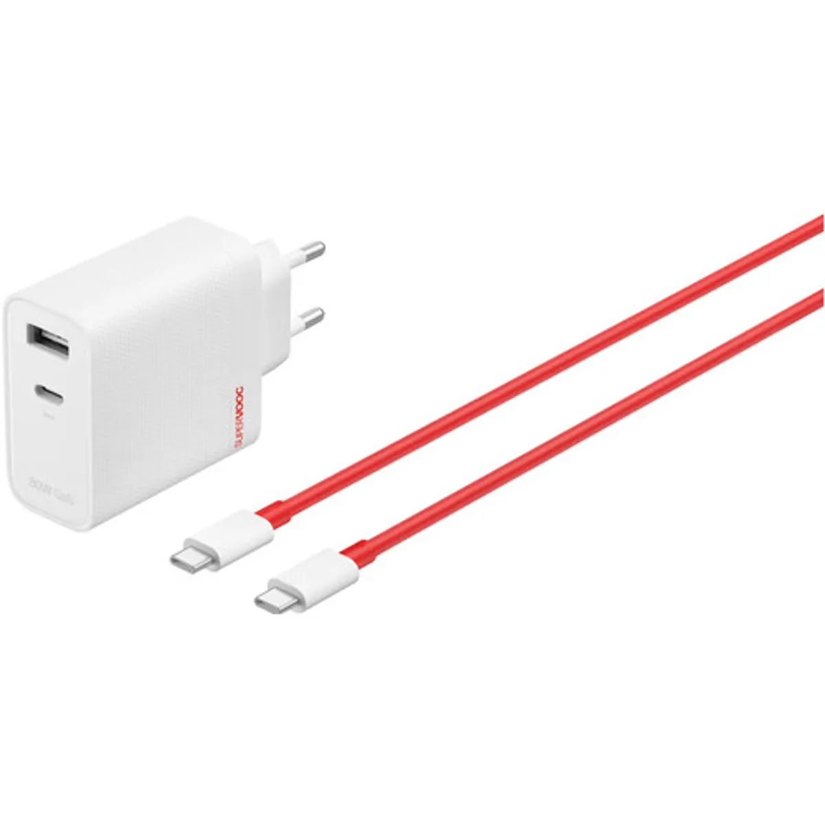 OnePlus SuperVOOC Oplader 120W met 2 Poorten + Usb C kabel