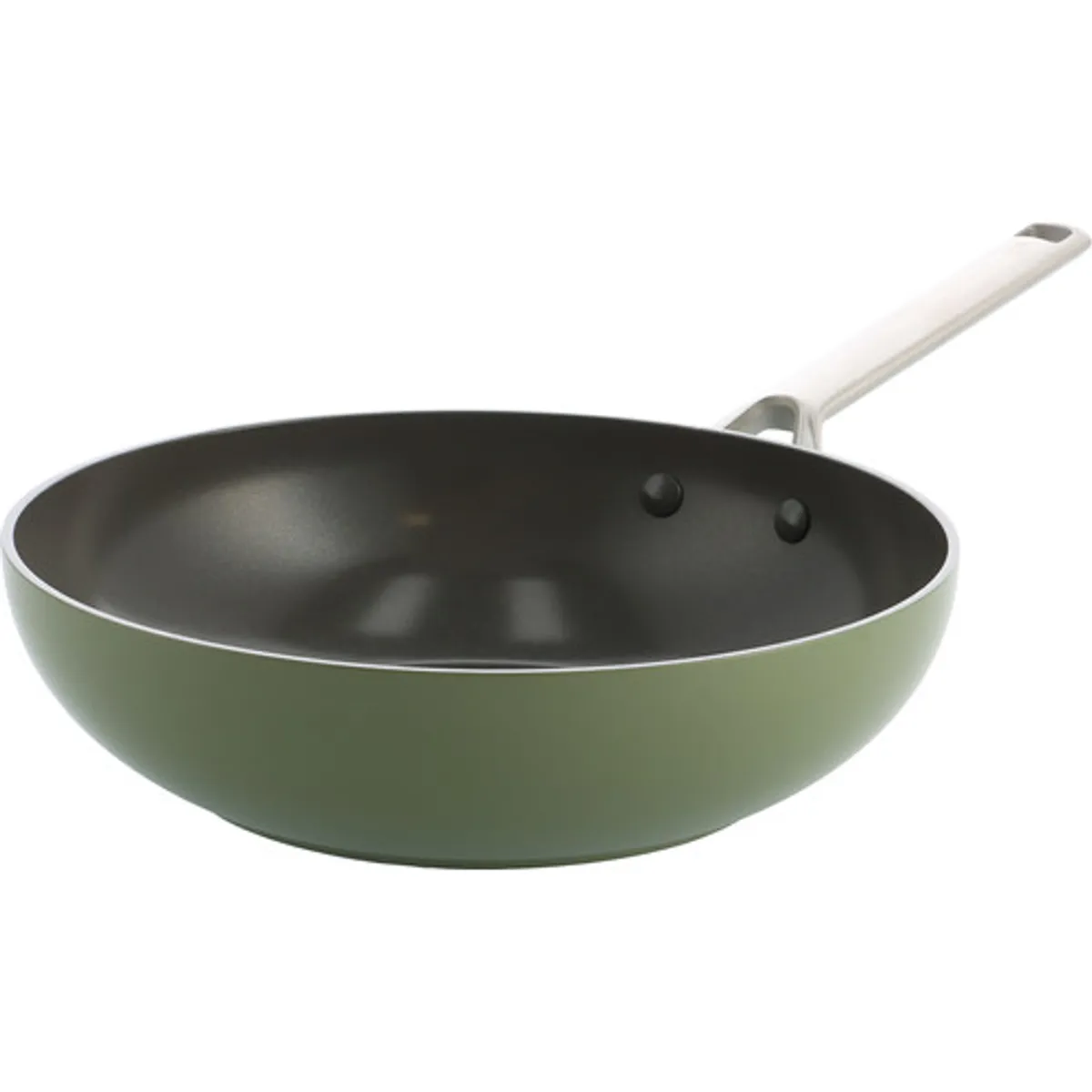 BK Sublime Wokpan 28 cm Olijfgroen
