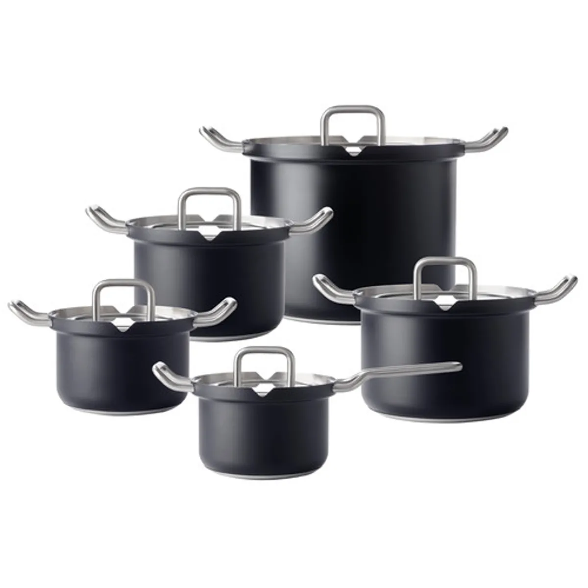 BK-Q-Linair Master Glas Black Pannenset 5-delig