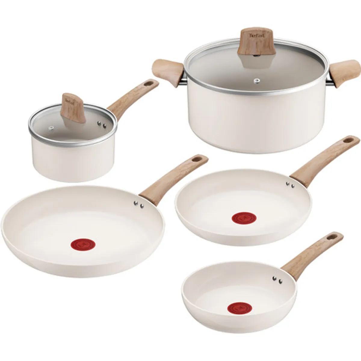 Tefal Cera Bright ON 5-delige pannenset