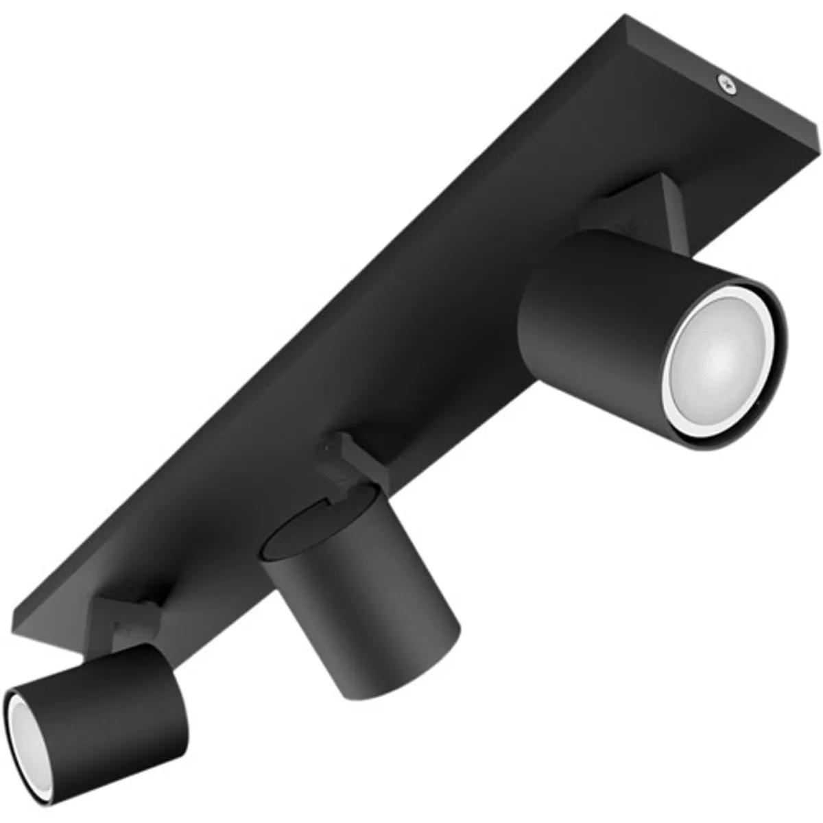Philips Hue Runner opbouwspot White Ambiance - 3 Spots - Zwart + Dimmer