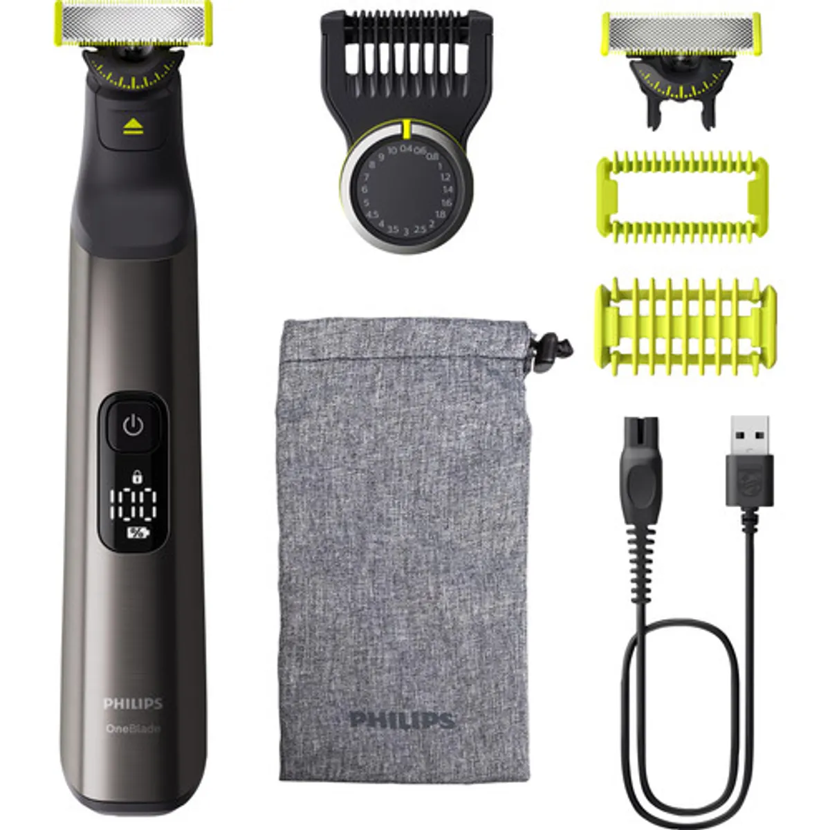 Philips OneBlade Pro 360 QP6552/30 Face & Body Zilver