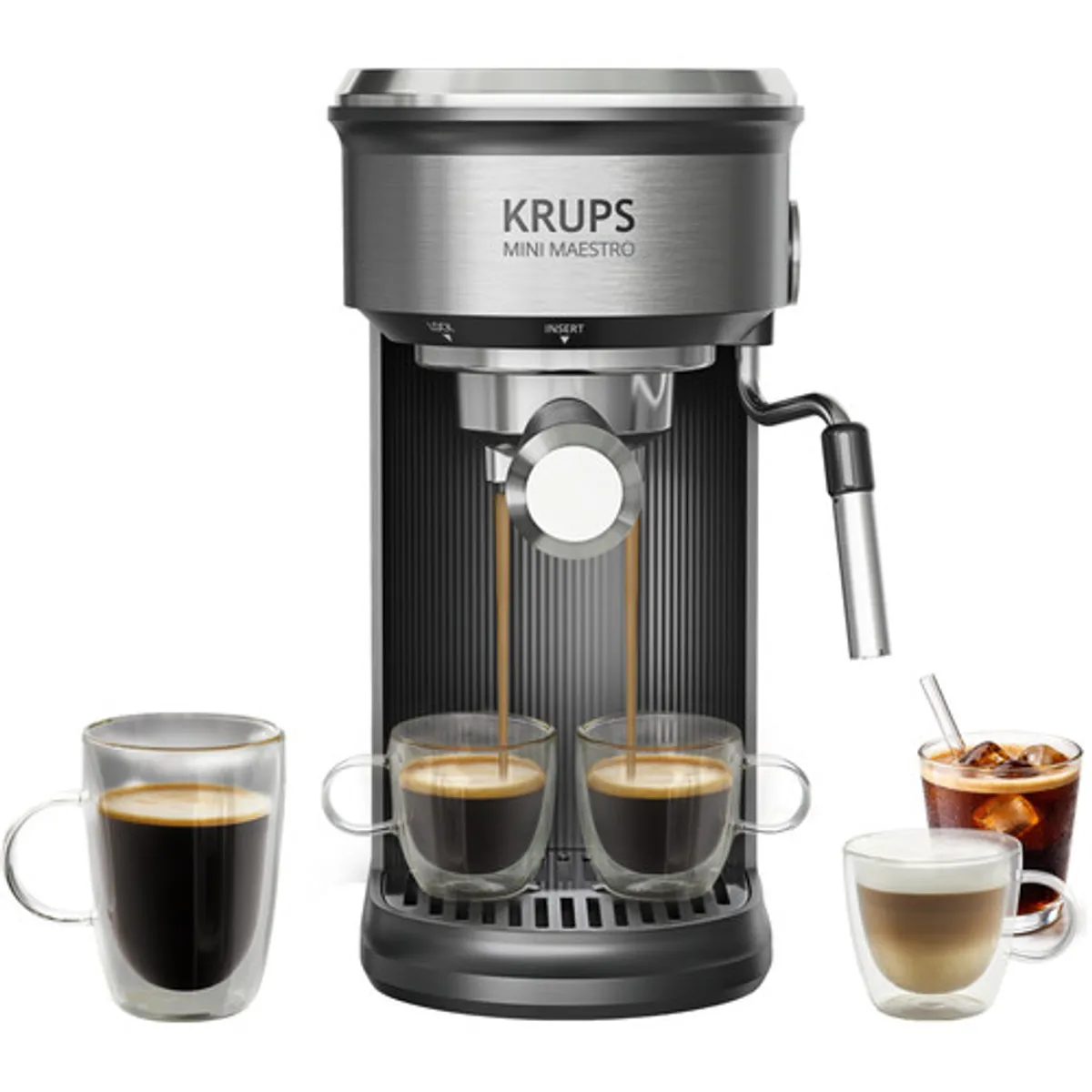 Krups Mini Maestro XP3508 Zwart